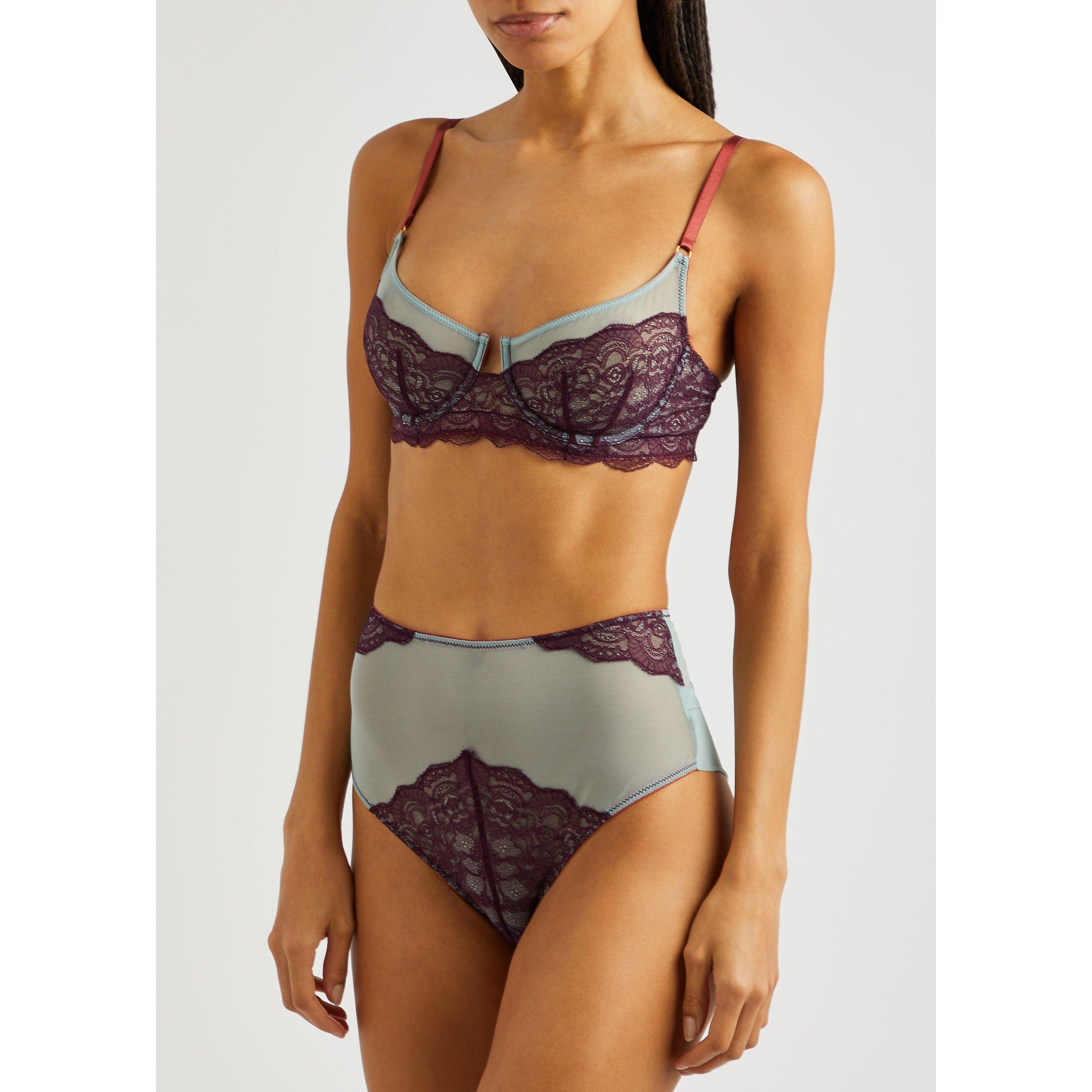 PURPLE AND OTHE - Dora Larsen - UW ENID LACE UNDERWIRE BRA - 2