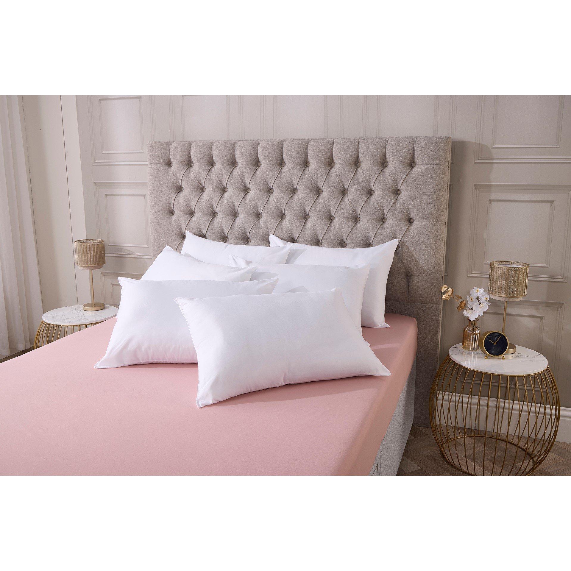 White - Downland - 6 Pack Soft Touch Pillows - 2