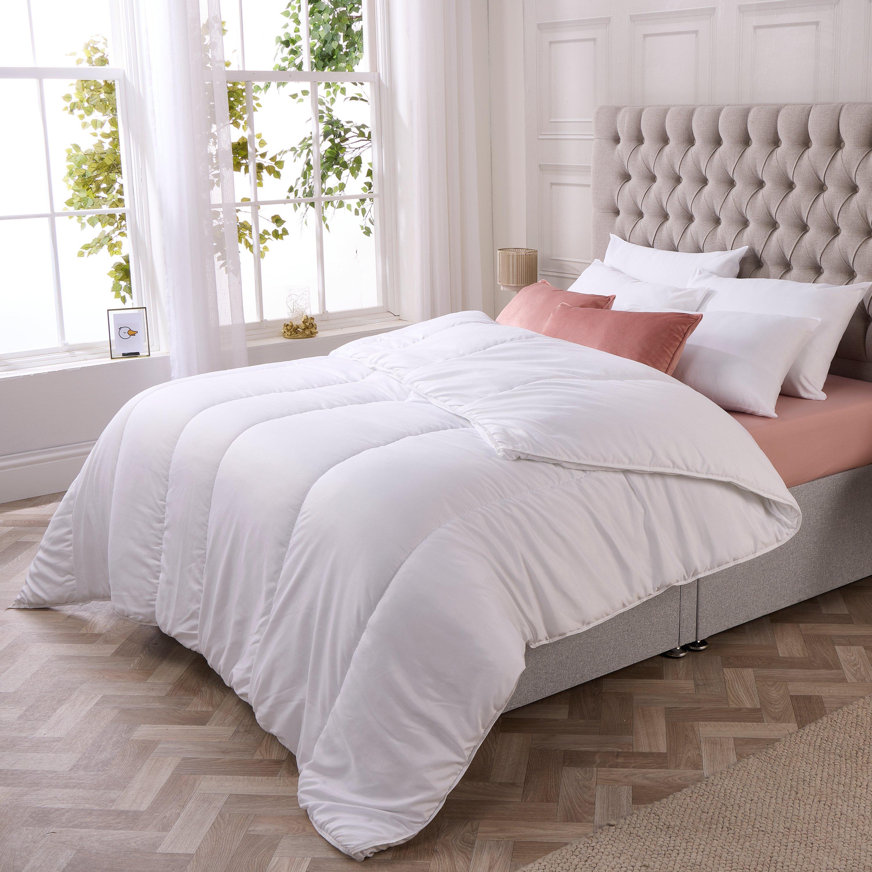 White - Downland - 10.5 Tog Soft Touch Duvet - 2