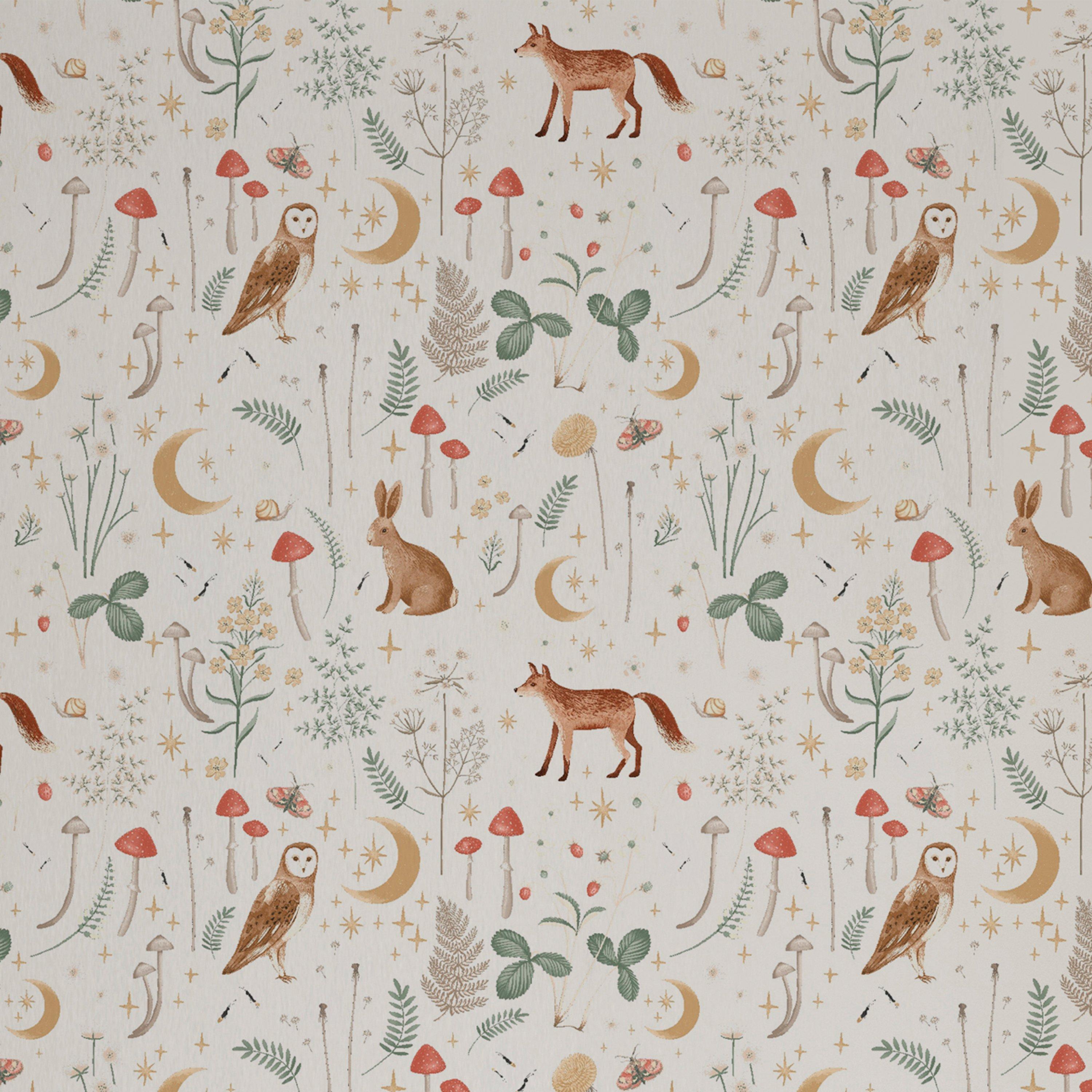 Natural - Catherine Lansfield - Enchanted Twilight Animals Wallpaper - 2