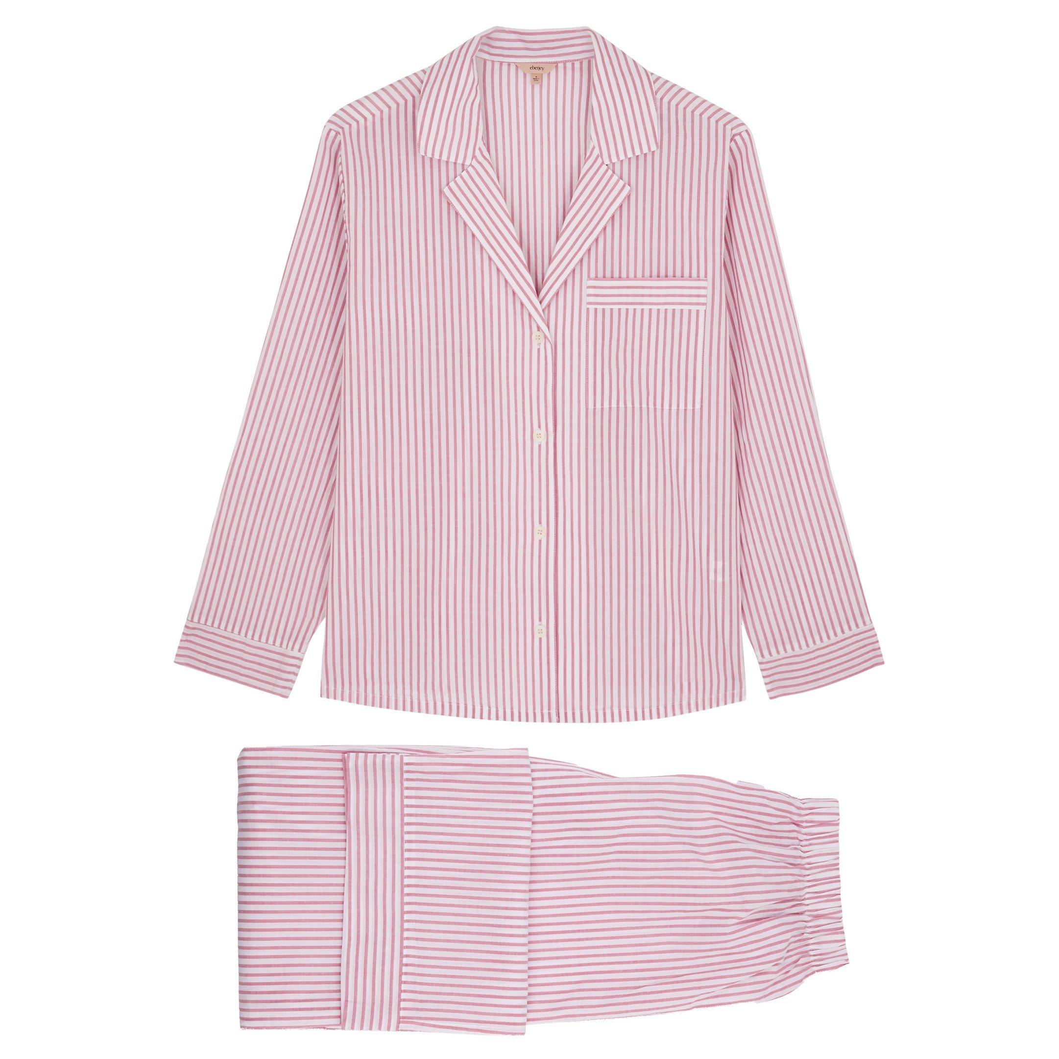 PINK AND OTHER - Eberjey - PJ ORGANIC COTTON LONG PJ SET