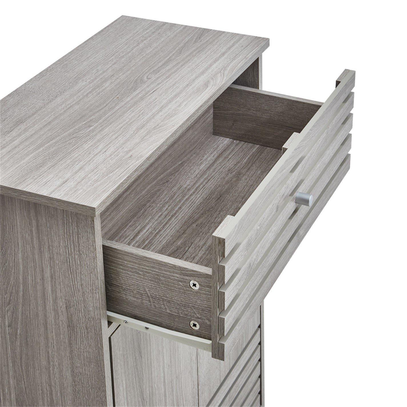 Grey Oak - Kabinet UK - Modern Wooden Freestanding Bathroom Cabinet - 6