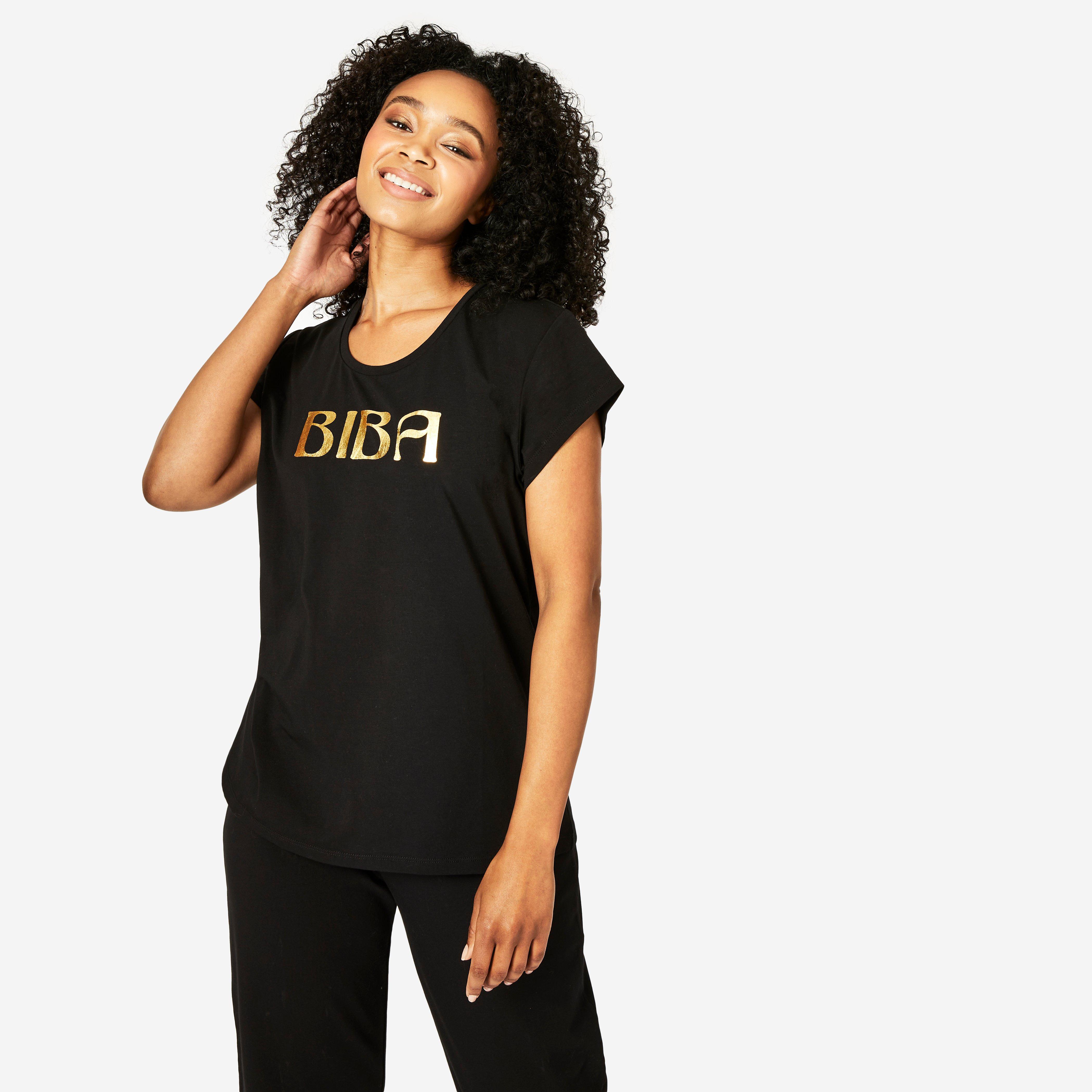 Black - Biba - Soft Cotton T-Shirt - 1