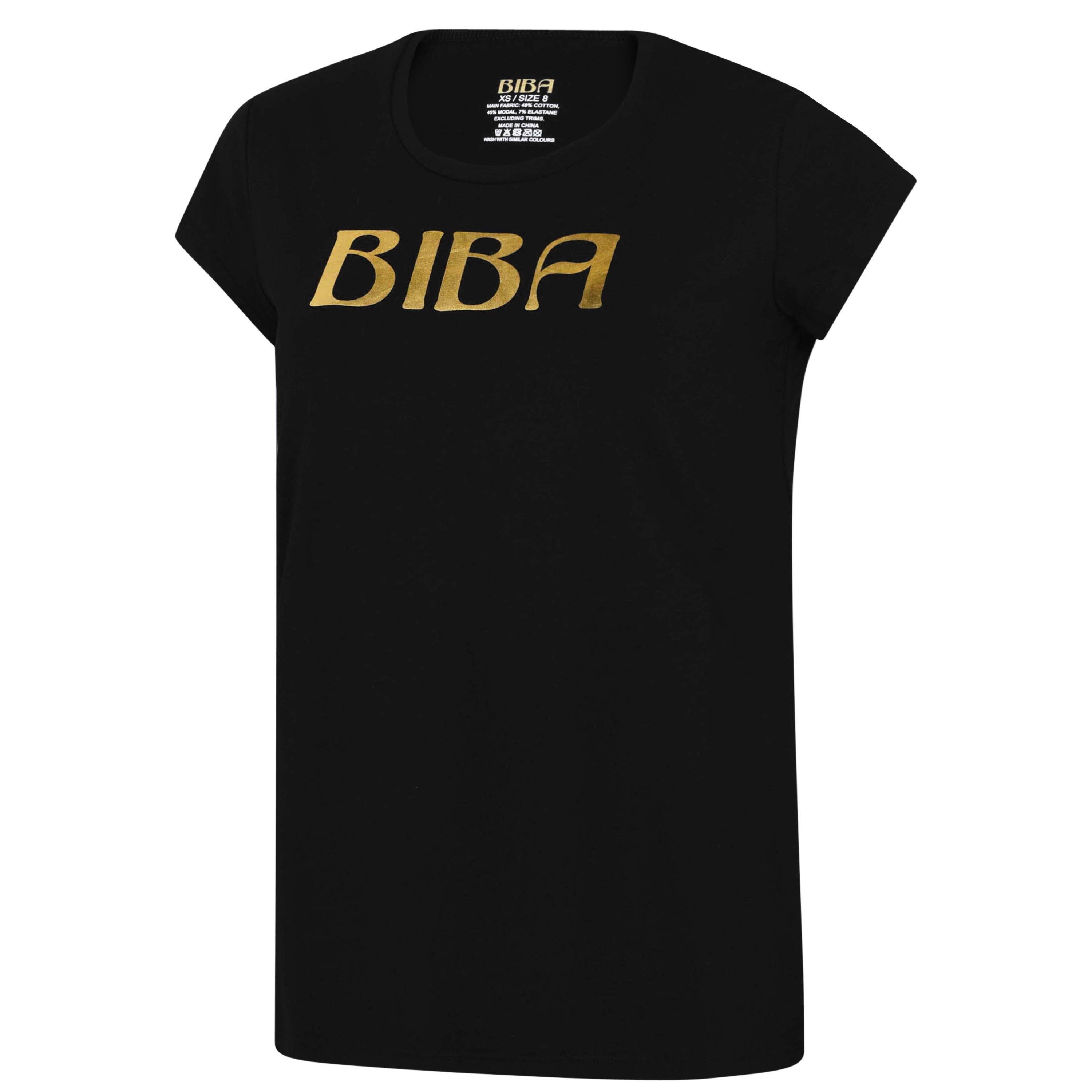 Noir - Biba - Biba Soft Cotton T-Shirt - 6