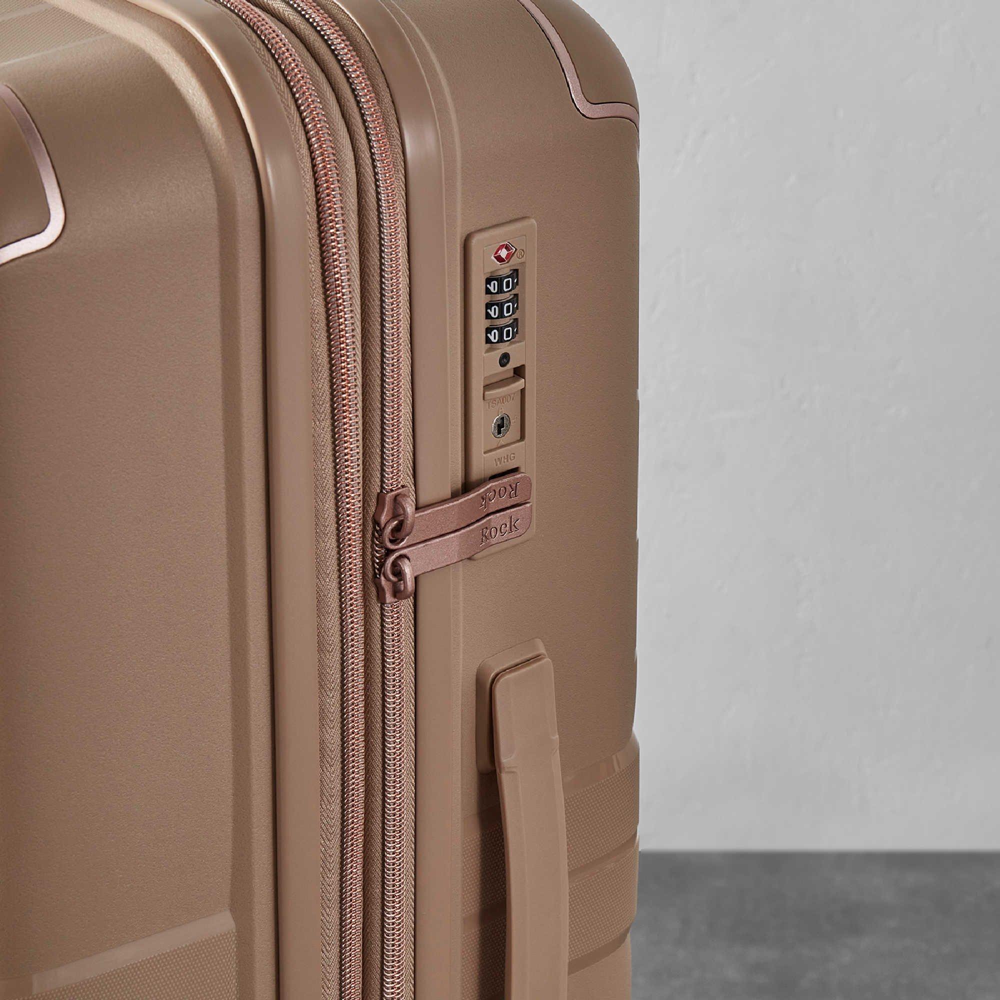 Beige - Rock - Astrid Suitcase Beige - 6