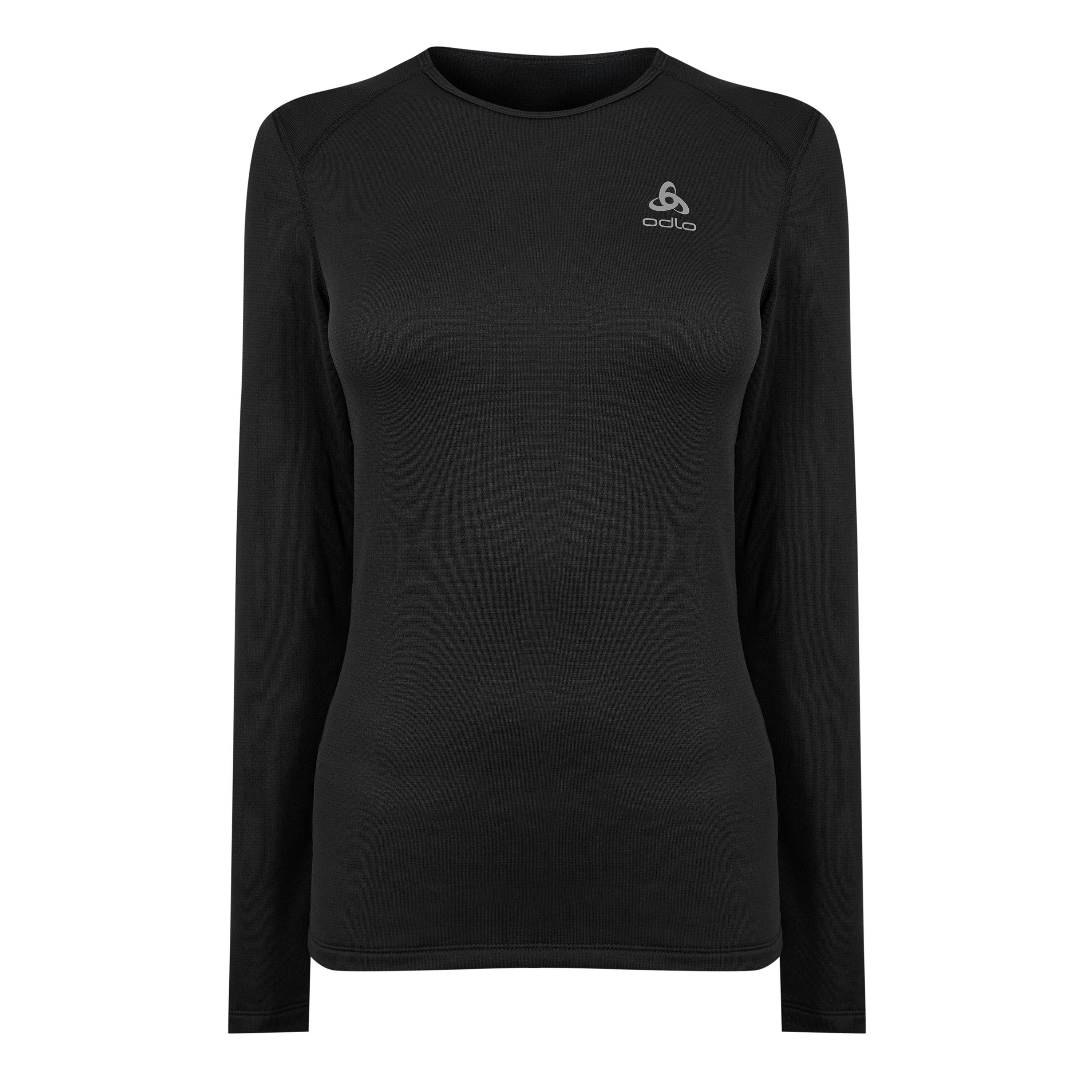 BLACK - Odlo - Women's Active Warm Baselayer Top - 1