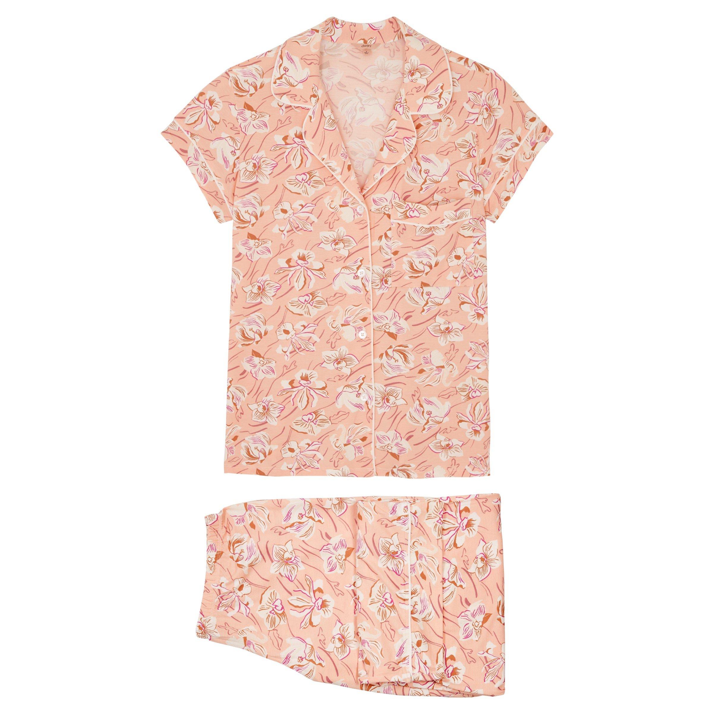 PINK AND OTHER - Eberjey - PJ GISELE LONG SS TOP PJ SET - 1