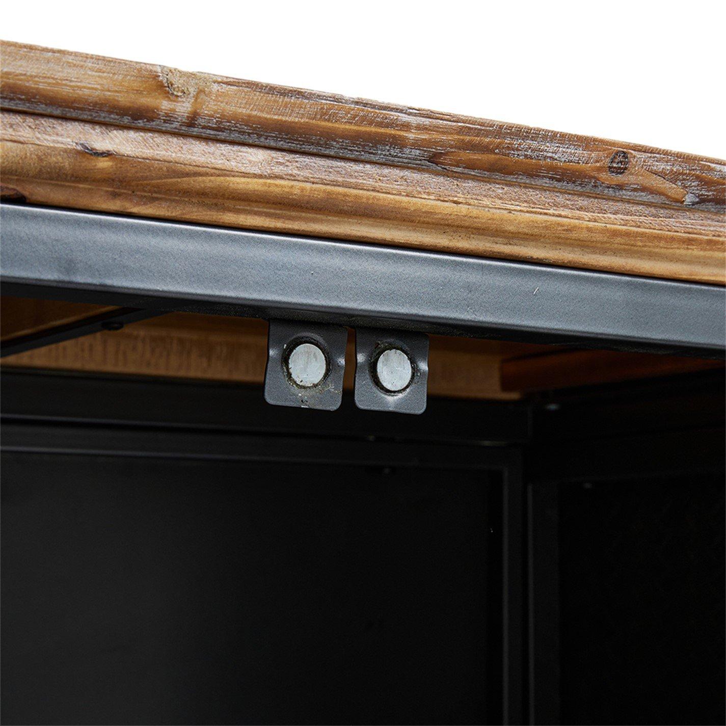 Oak - Kabinet UK - Classic Wooden Storage Cabinet Console Cabinet - 6