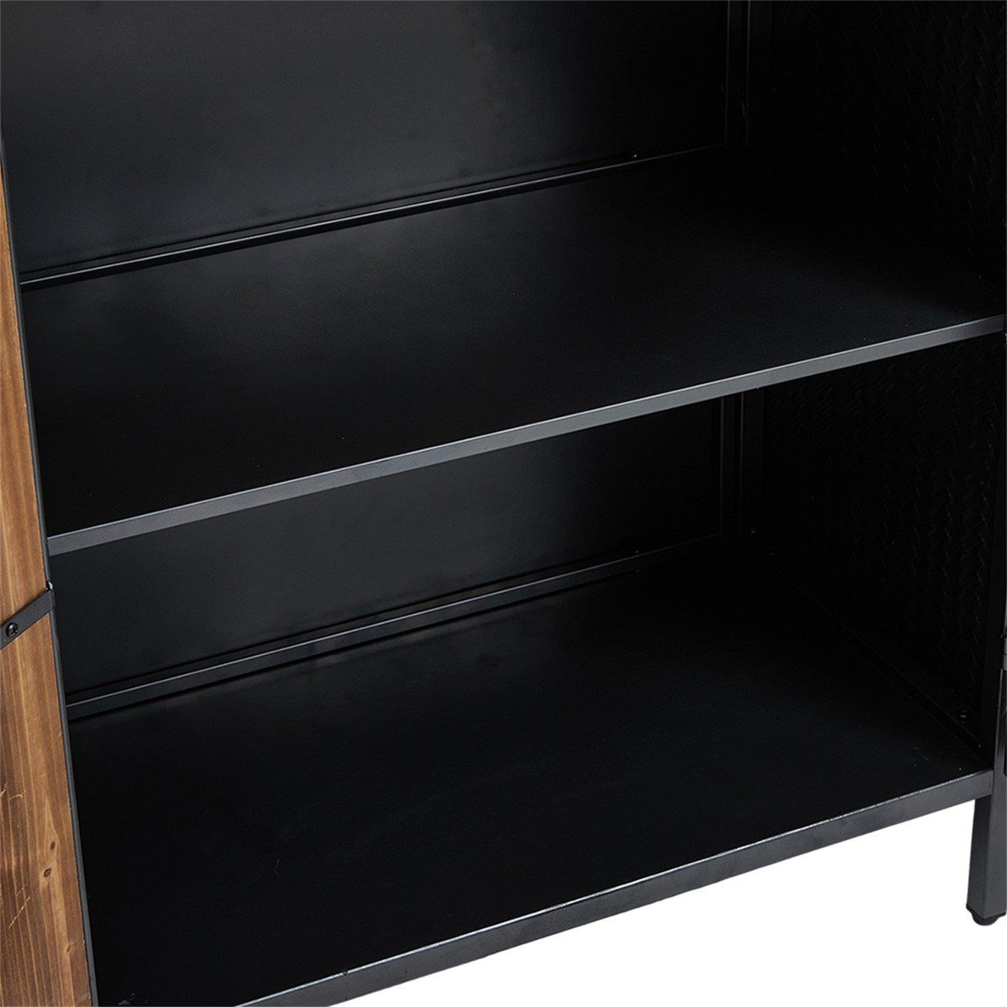 Oak - Kabinet UK - Classic Wooden Storage Cabinet Console Cabinet - 7