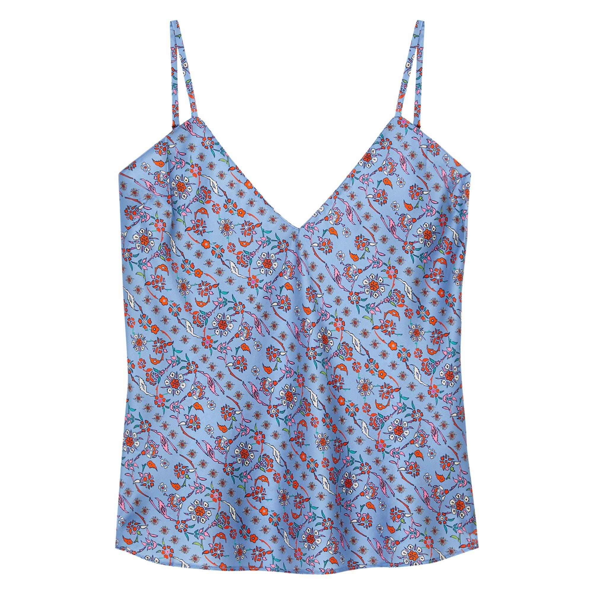 BLUE AND OTHER - Jessica Russell Flint - PJT EZME FLRL SPGHTI CAMI TOP - 1