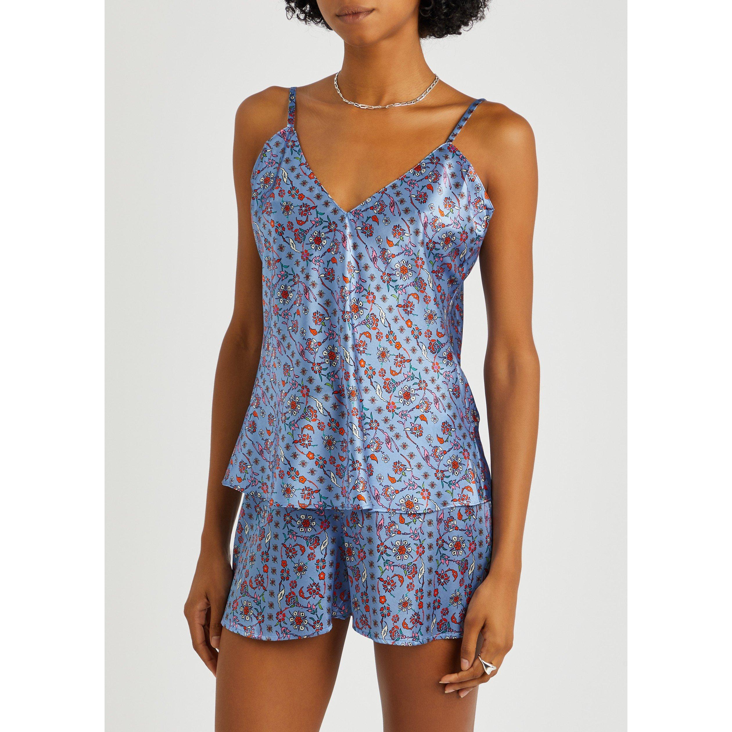 BLUE AND OTHER - Jessica Russell Flint - PJT EZME FLRL SPGHTI CAMI TOP - 2