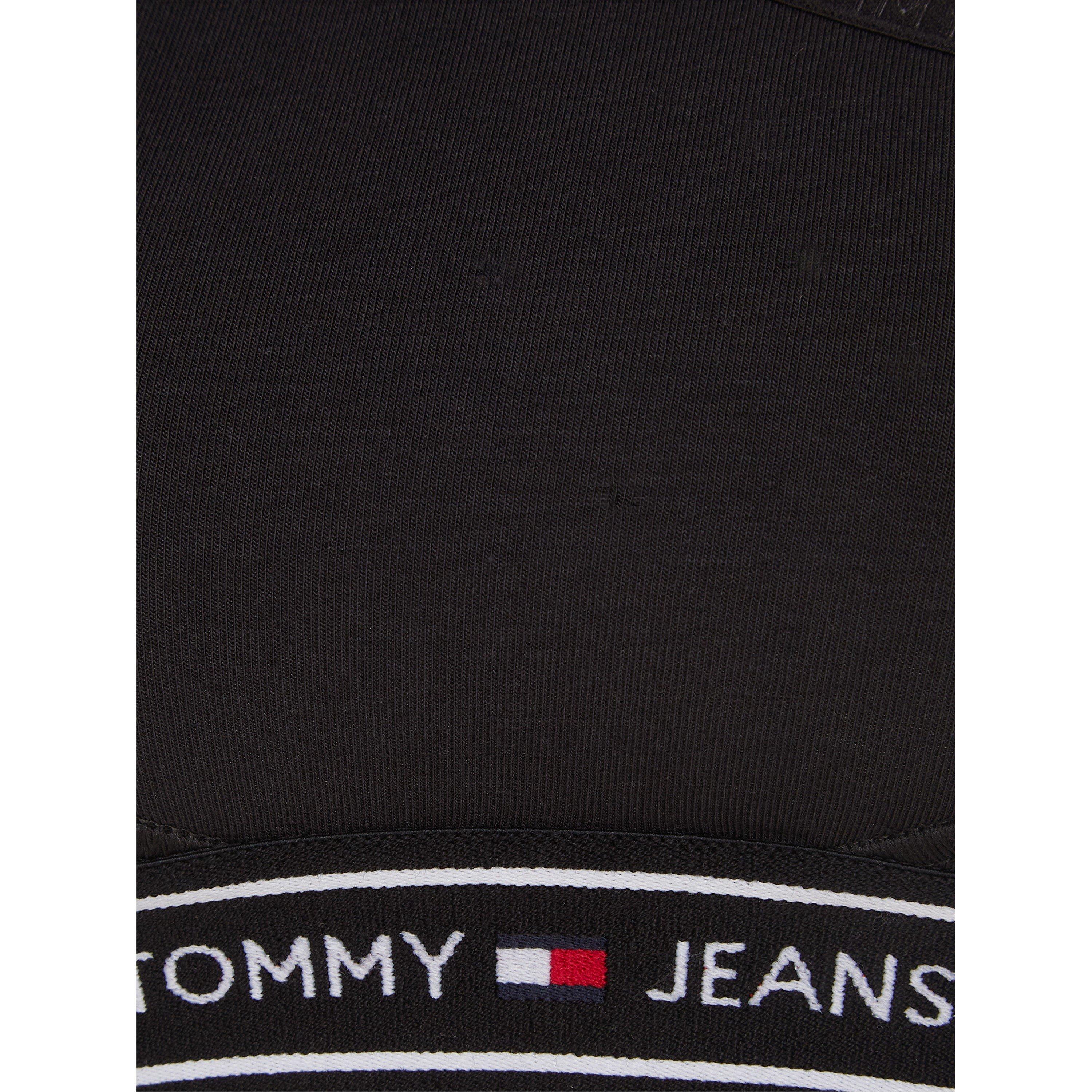 Black - Tommy Hilfiger - Asymmetrical Unlined Bralette - 4