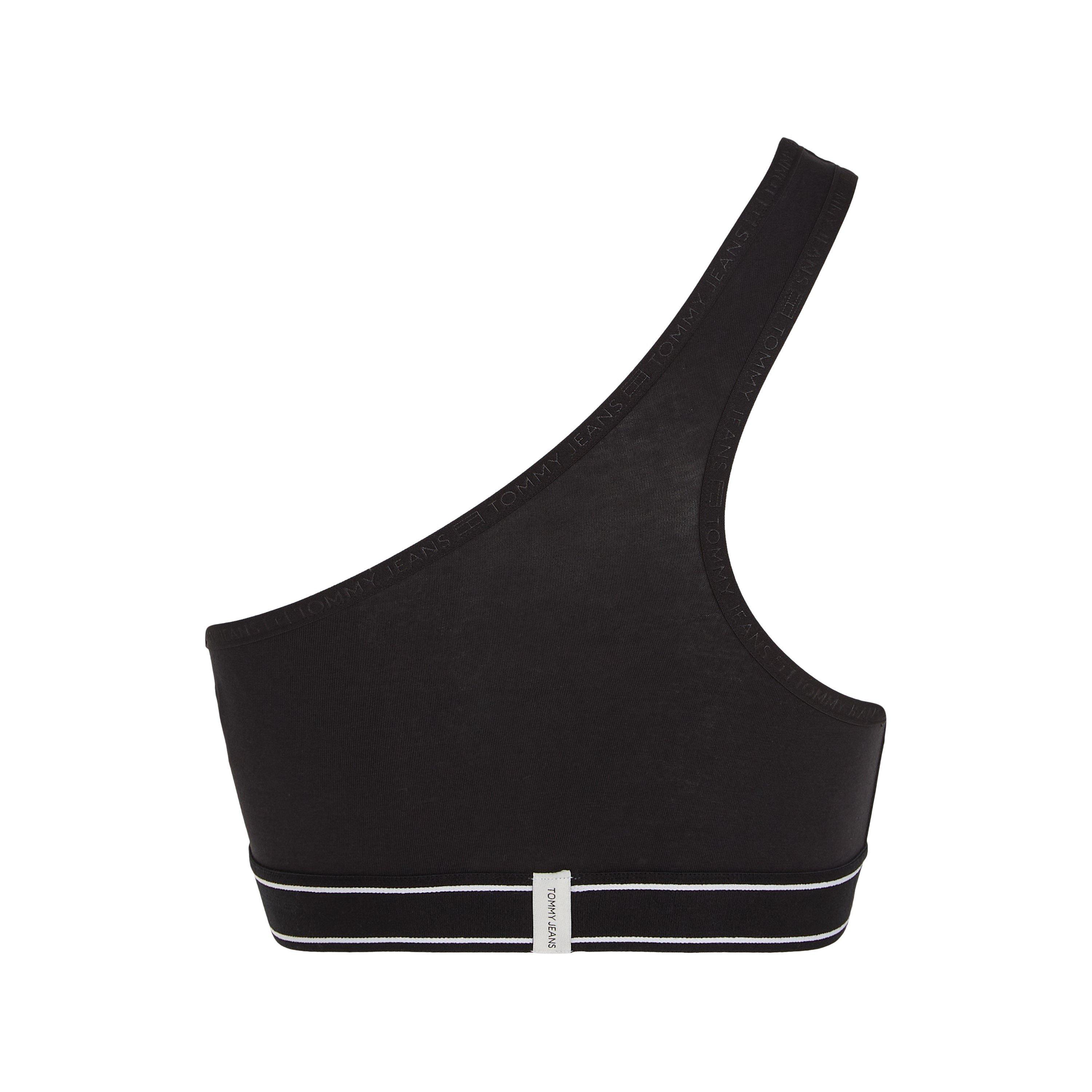 Black - Tommy Hilfiger - Asymmetrical Unlined Bralette - 6