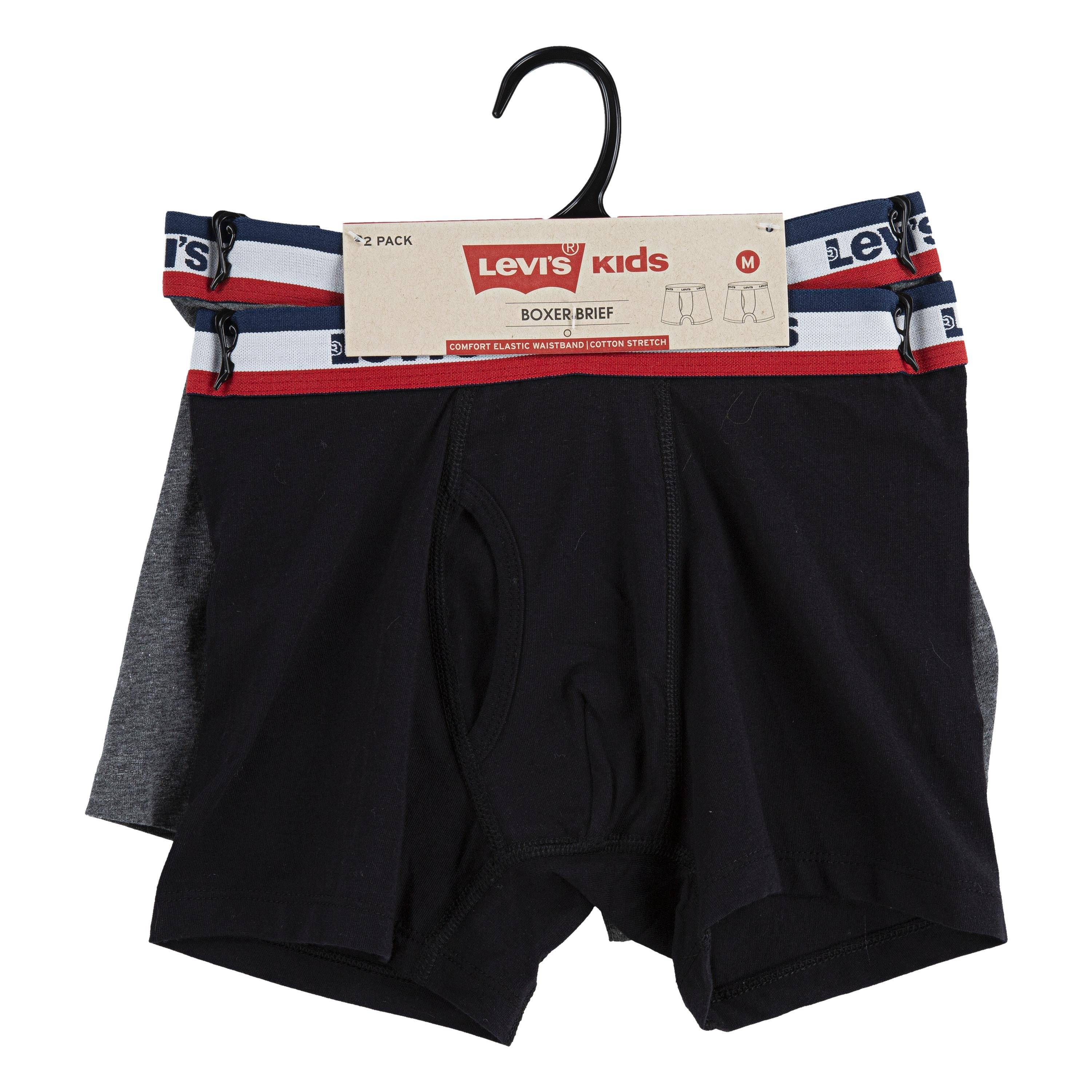 Sort 023 - Levis - Junior Levis 2 Pack Sports Boxer Shorts - 3