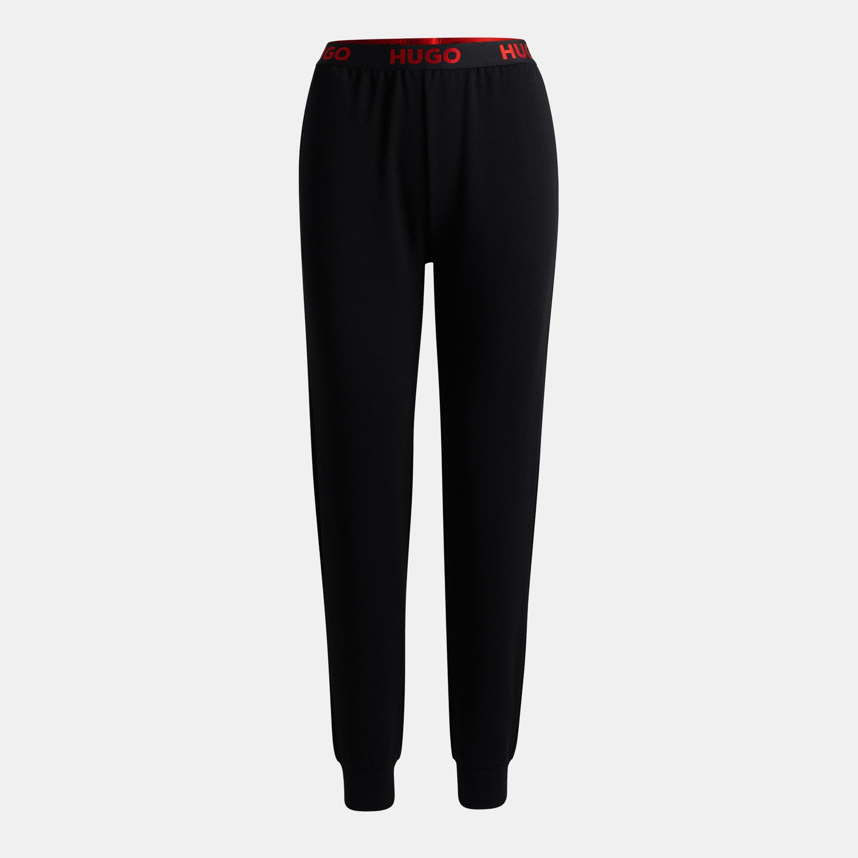 Black - Hugo - Women's Sporty Jogger Pyjama Trousers - 2