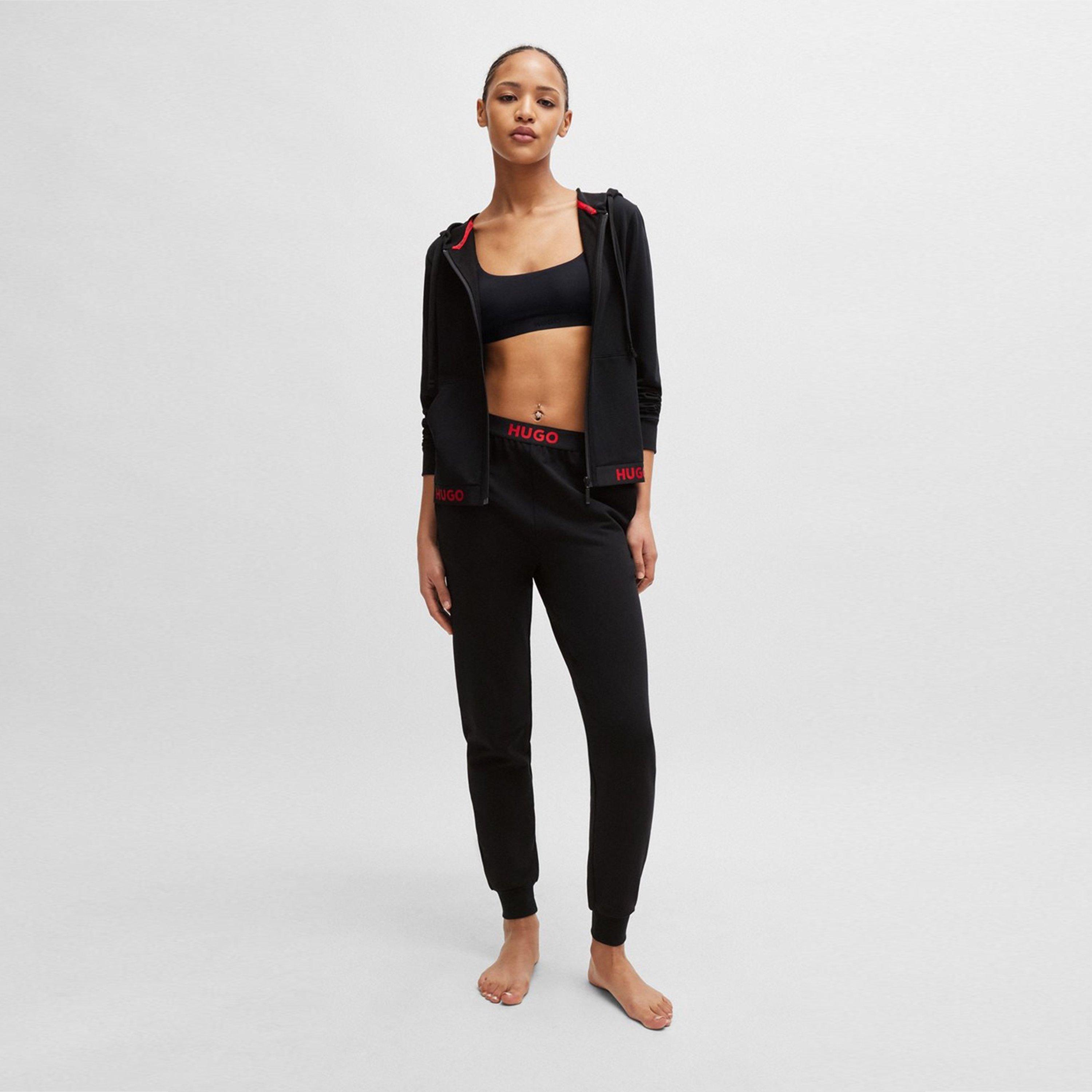 Black - Hugo - Women's Sporty Jogger Pyjama Trousers - 6