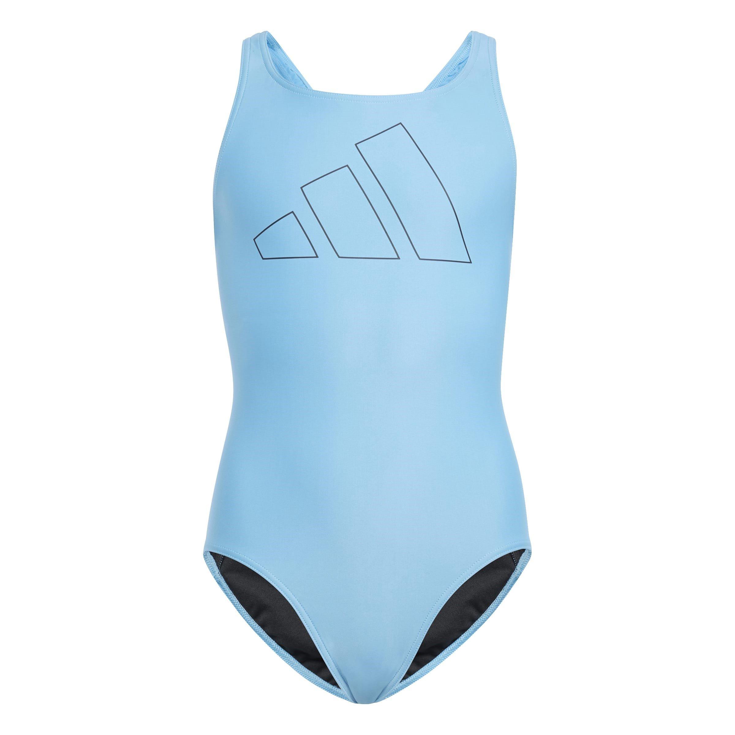 Blau - adidas - 3 Bars Swimsuit Juniors - 1