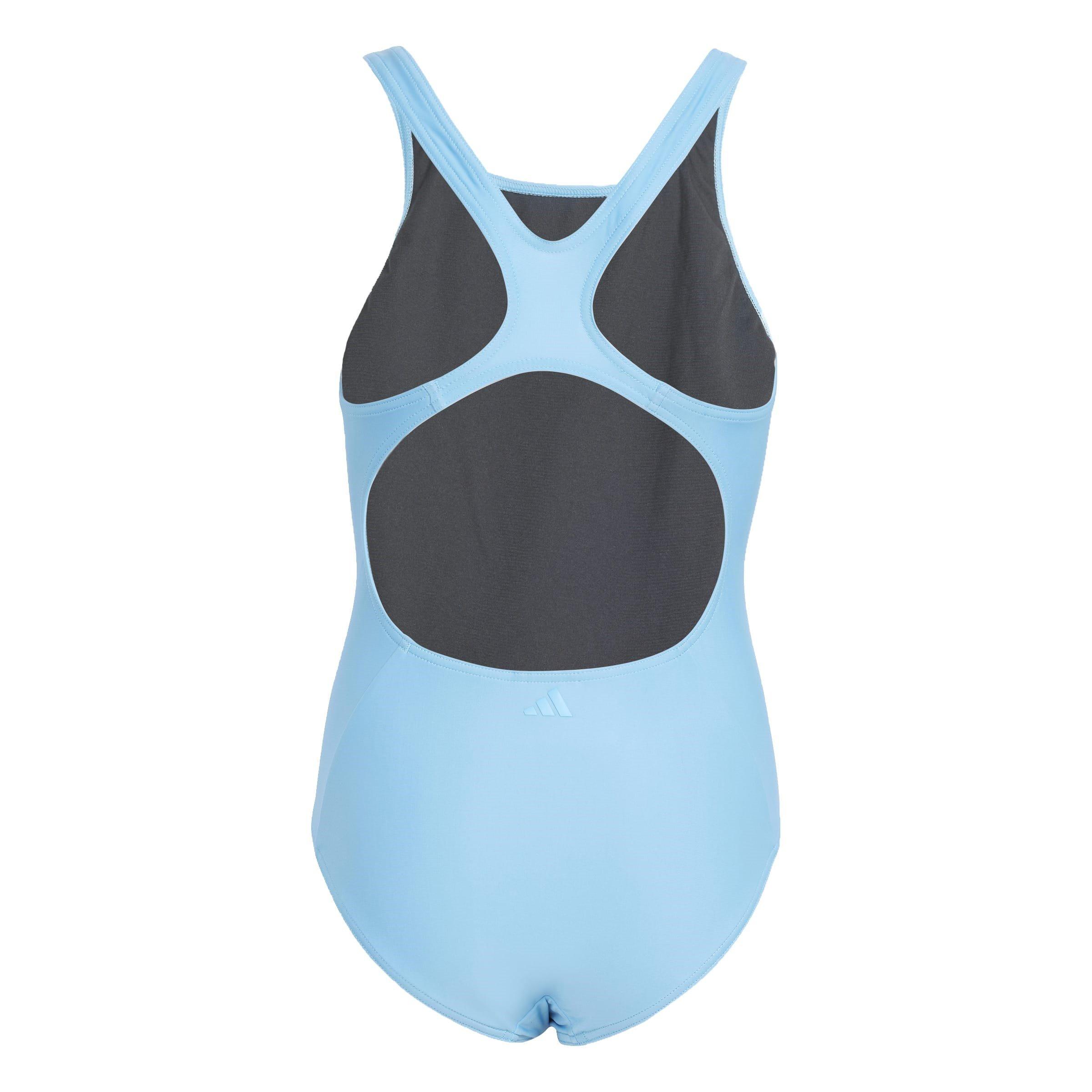 Blau - adidas - 3 Bars Swimsuit Juniors - 2