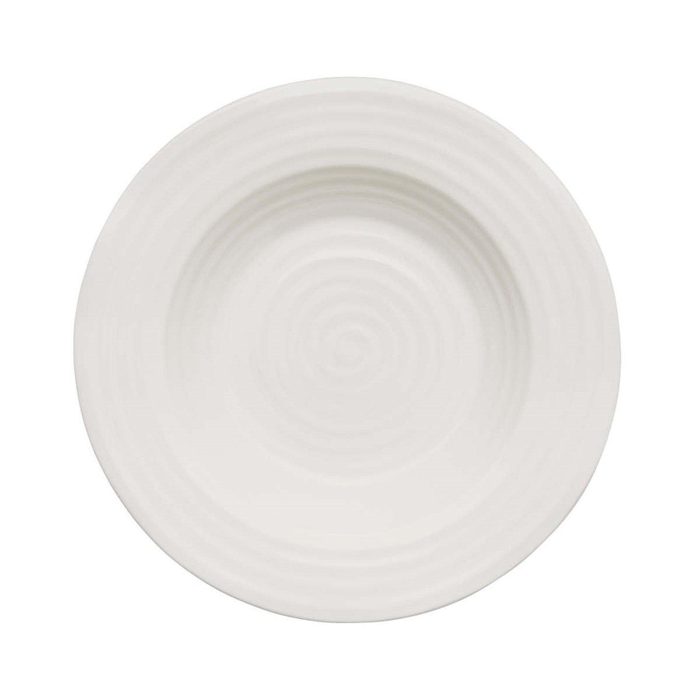 White - Portmeirion - Sophie Conran Rimmed Soup Plate Set of 4 White - 2