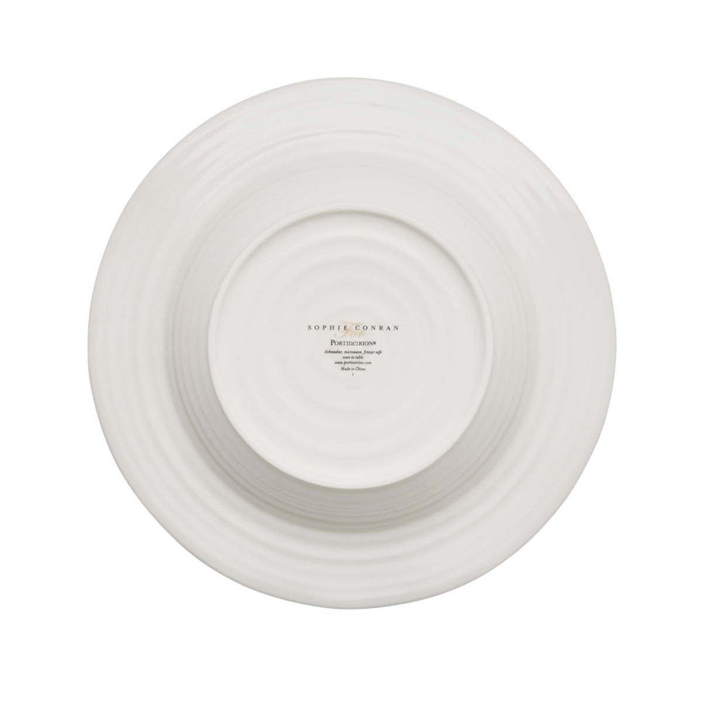 White - Portmeirion - Sophie Conran Rimmed Soup Plate Set of 4 White - 4