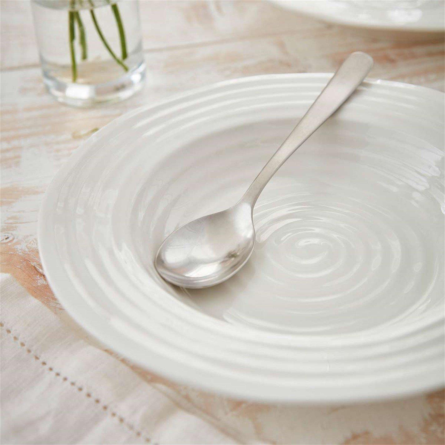 White - Portmeirion - Sophie Conran Rimmed Soup Plate Set of 4 White - 5