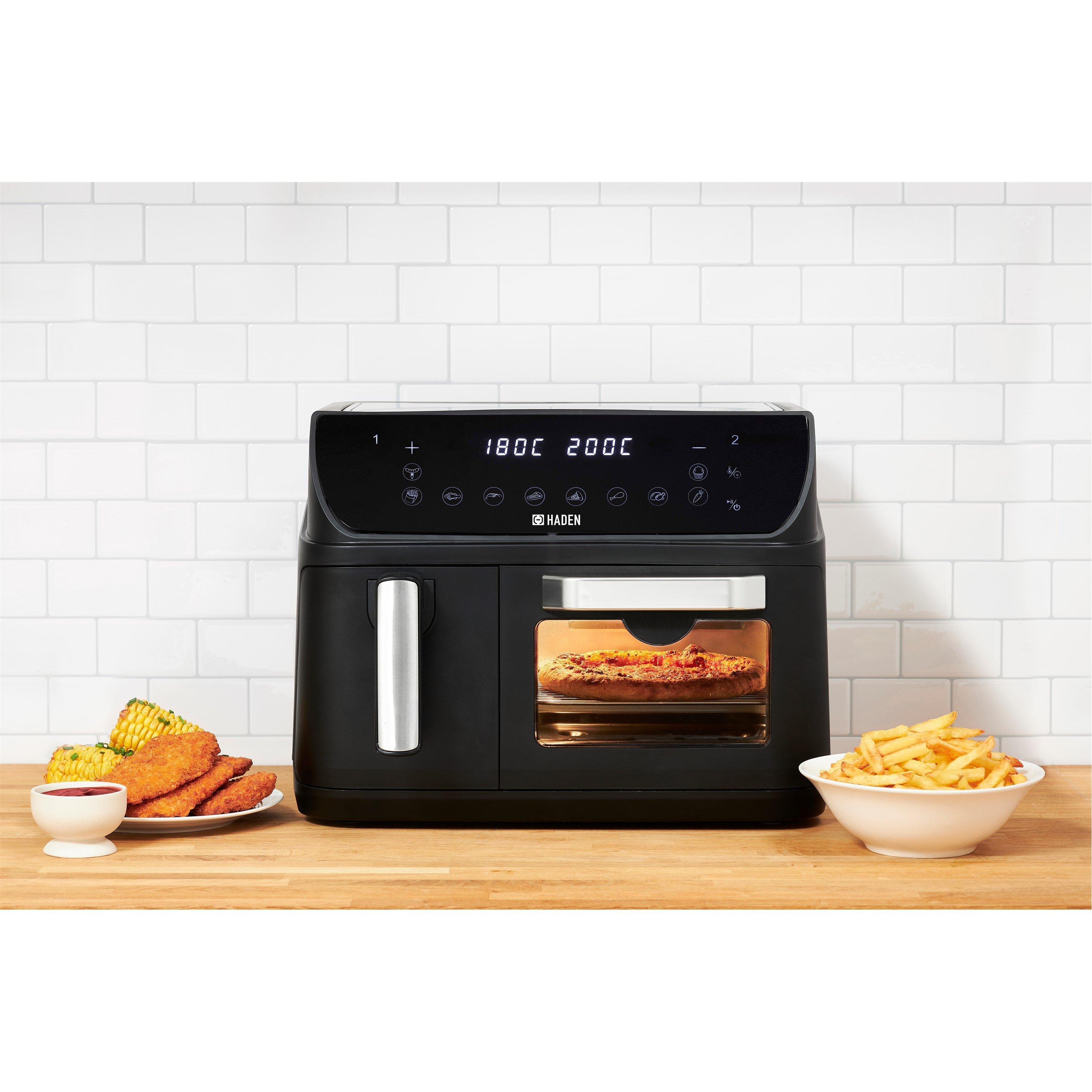 Black - Haden - 12L Dual Drawer Air Fryer - 4