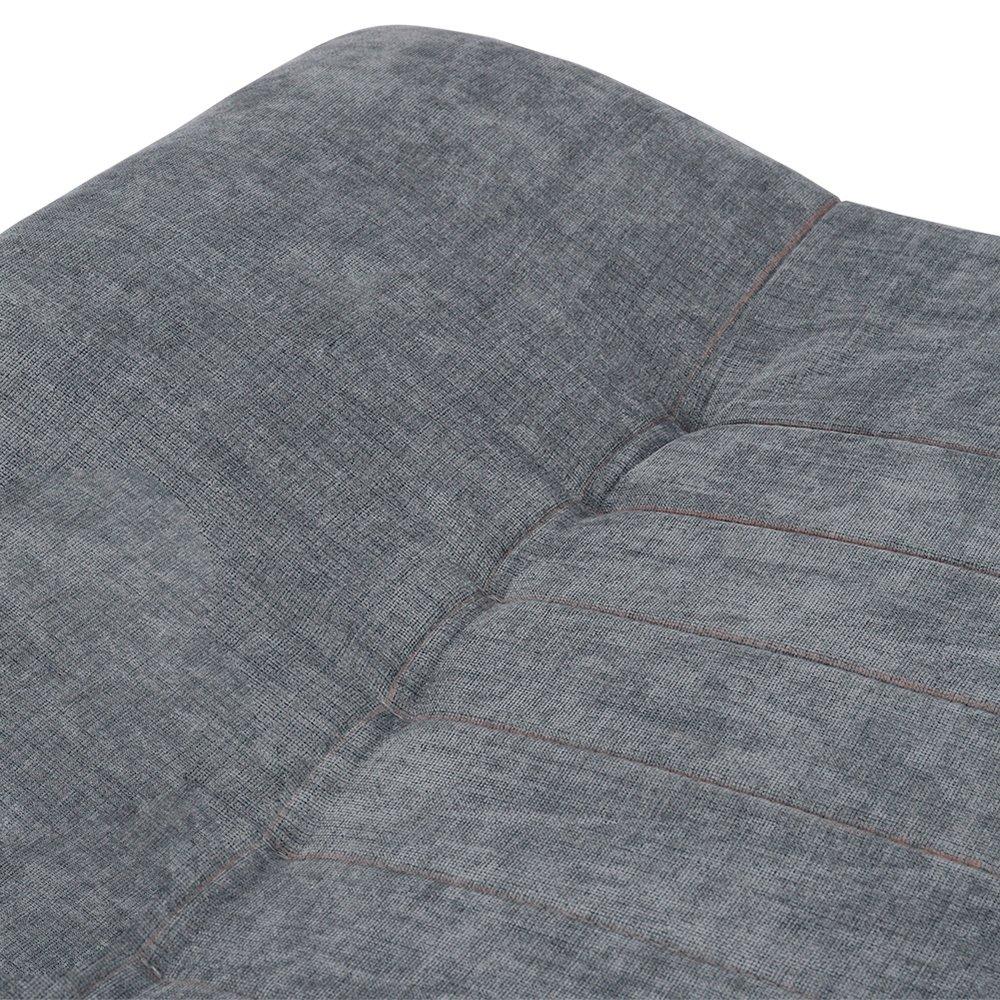 Grey - Kabinet UK - 2-Seat Convertible Sofa Bed with Pillows - 5