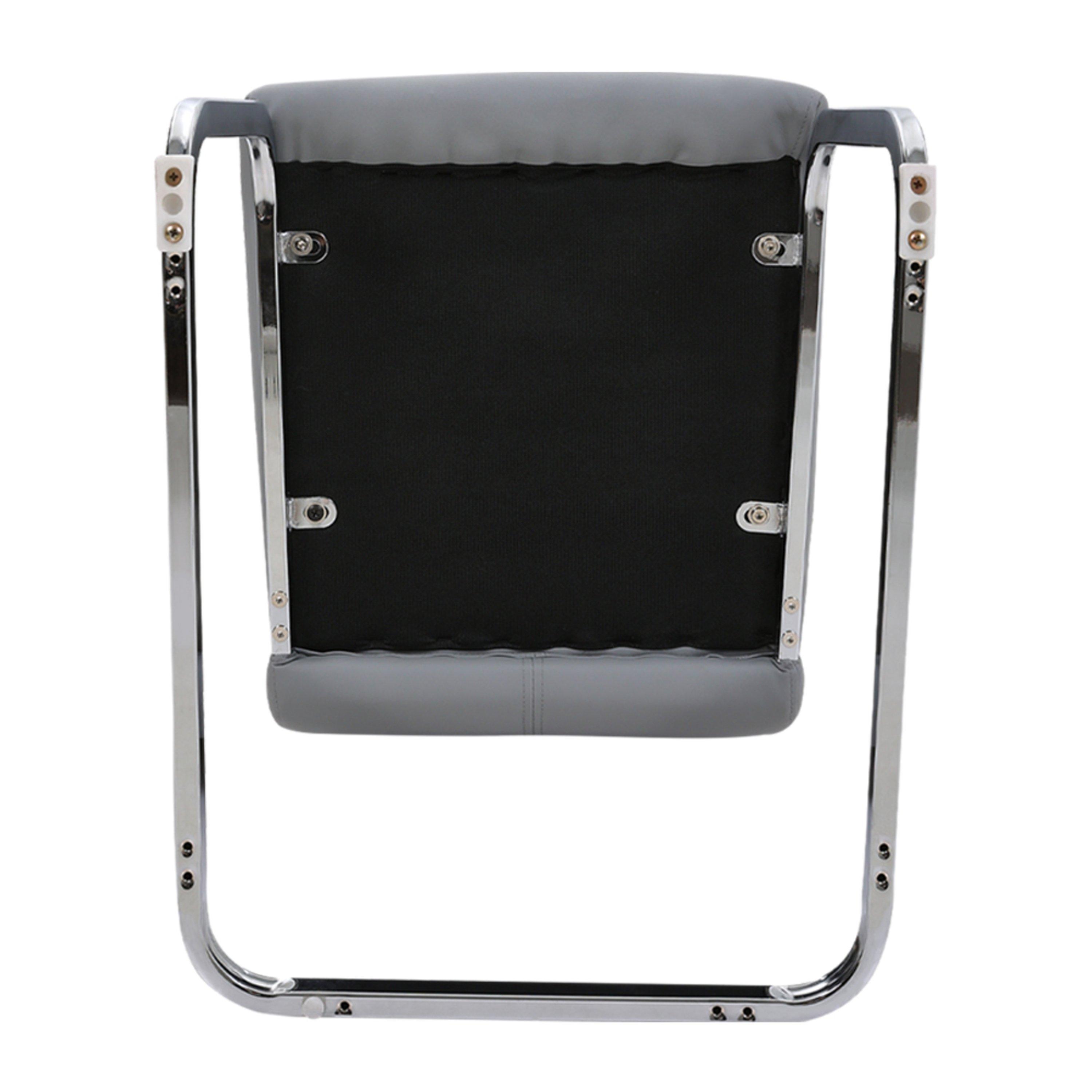 Grey - Kabinet UK - 2pcs Metal High Dining Chairs - 5