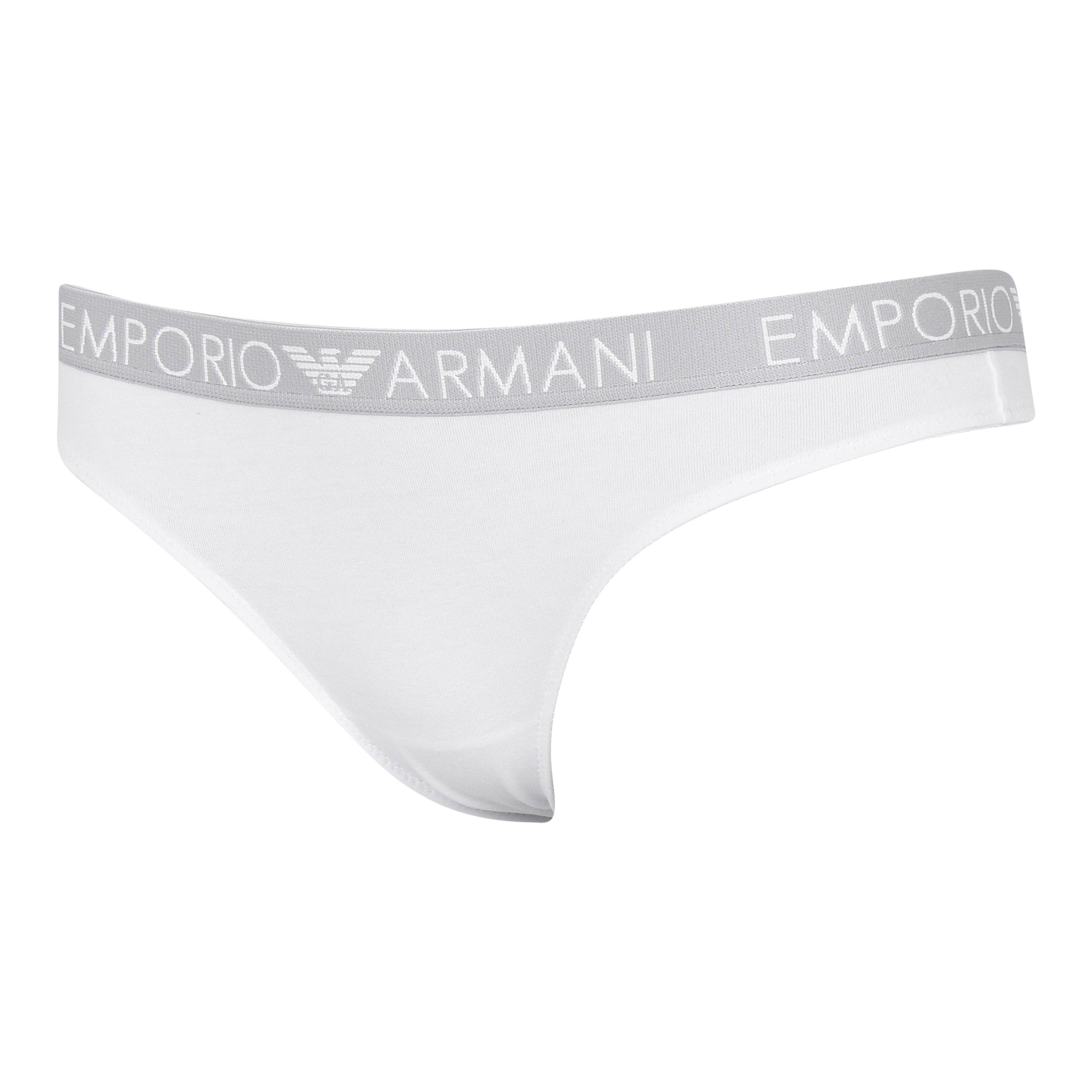White 04710 - Emporio Armani - Emporio Armani 2 Pack Thong - 4
