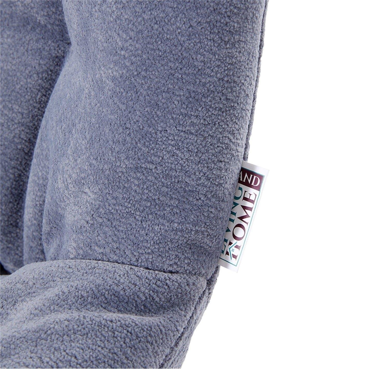 Grey - Kabinet UK - Teddy Fleece Upholstered Dining Chair - 8