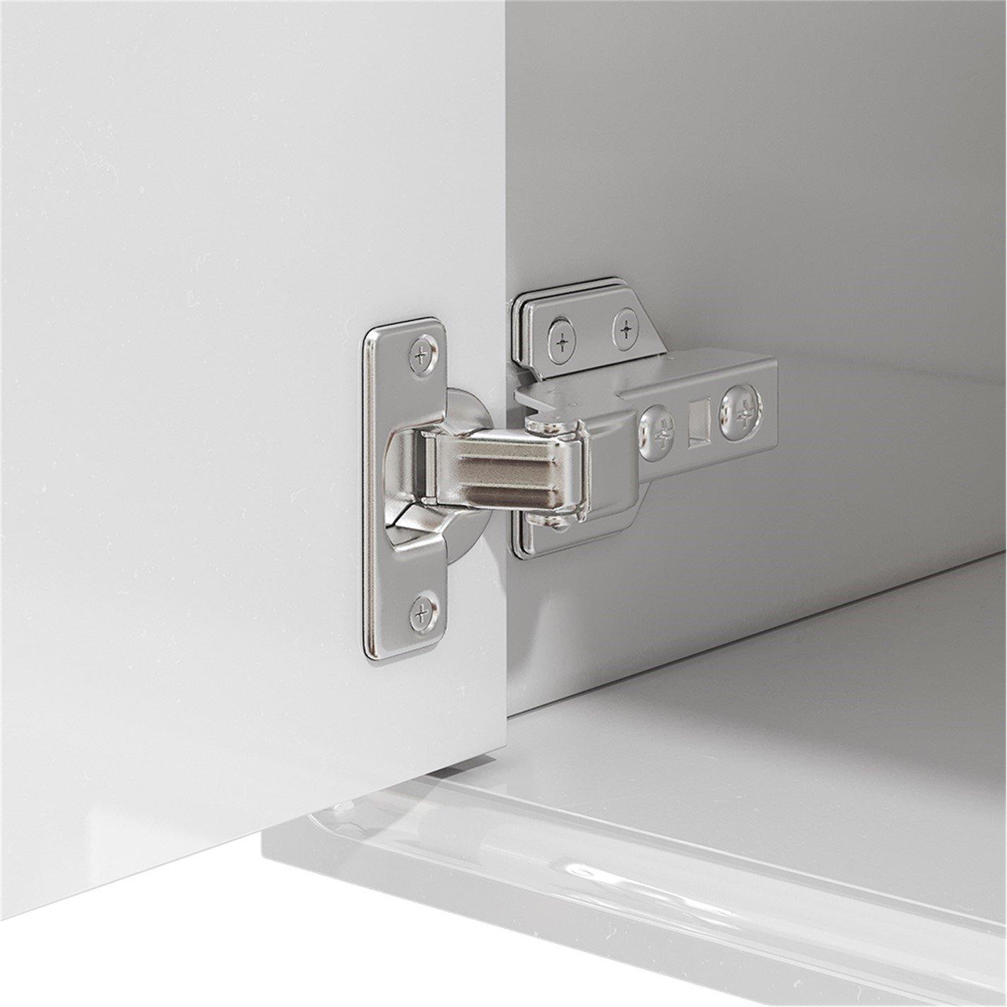 White - Kabinet UK - White Striped Wooden TV Stand - 5