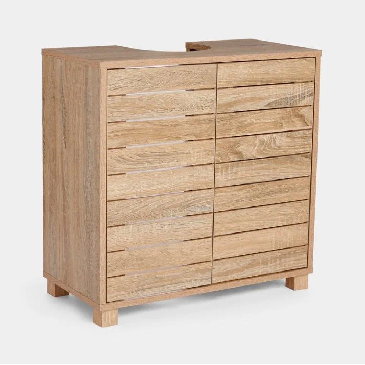Vonhaus  Under Sink Bathroom Cabinet Chester Range - Brown
