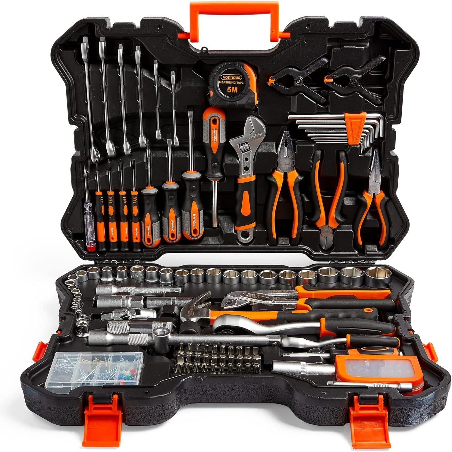 Black - VonHaus - VonHaus 256Pc Socket & Tool Set - 1