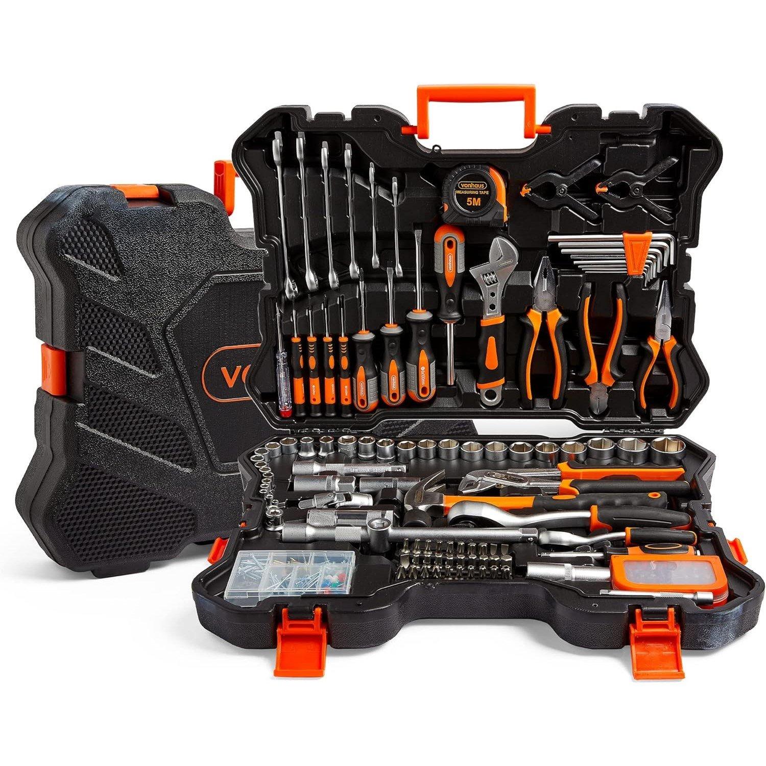 Black - VonHaus - VonHaus 256Pc Socket & Tool Set - 9