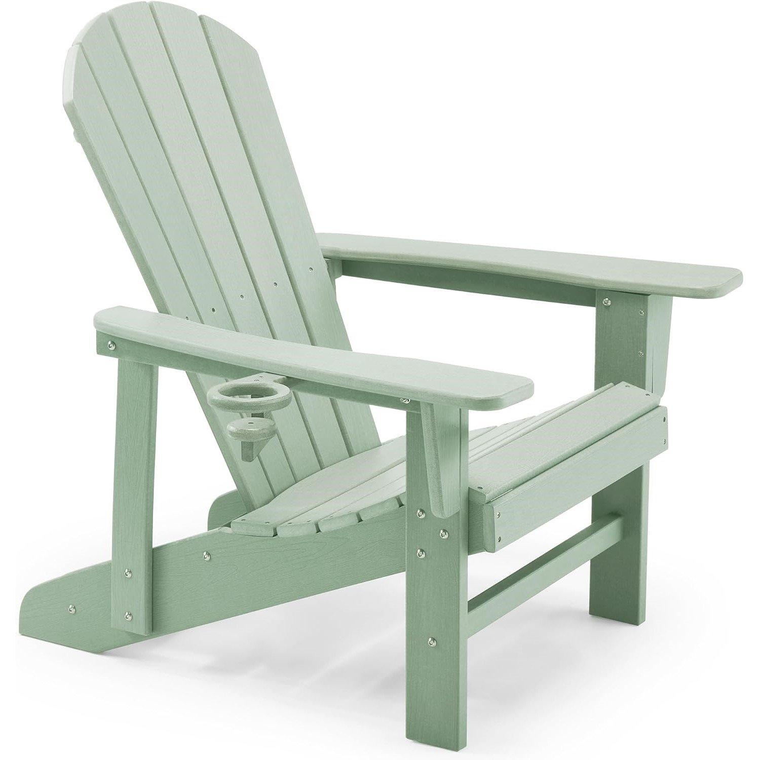 Green - VonHaus - VonHaus - Grey Adirondack Chair - 1