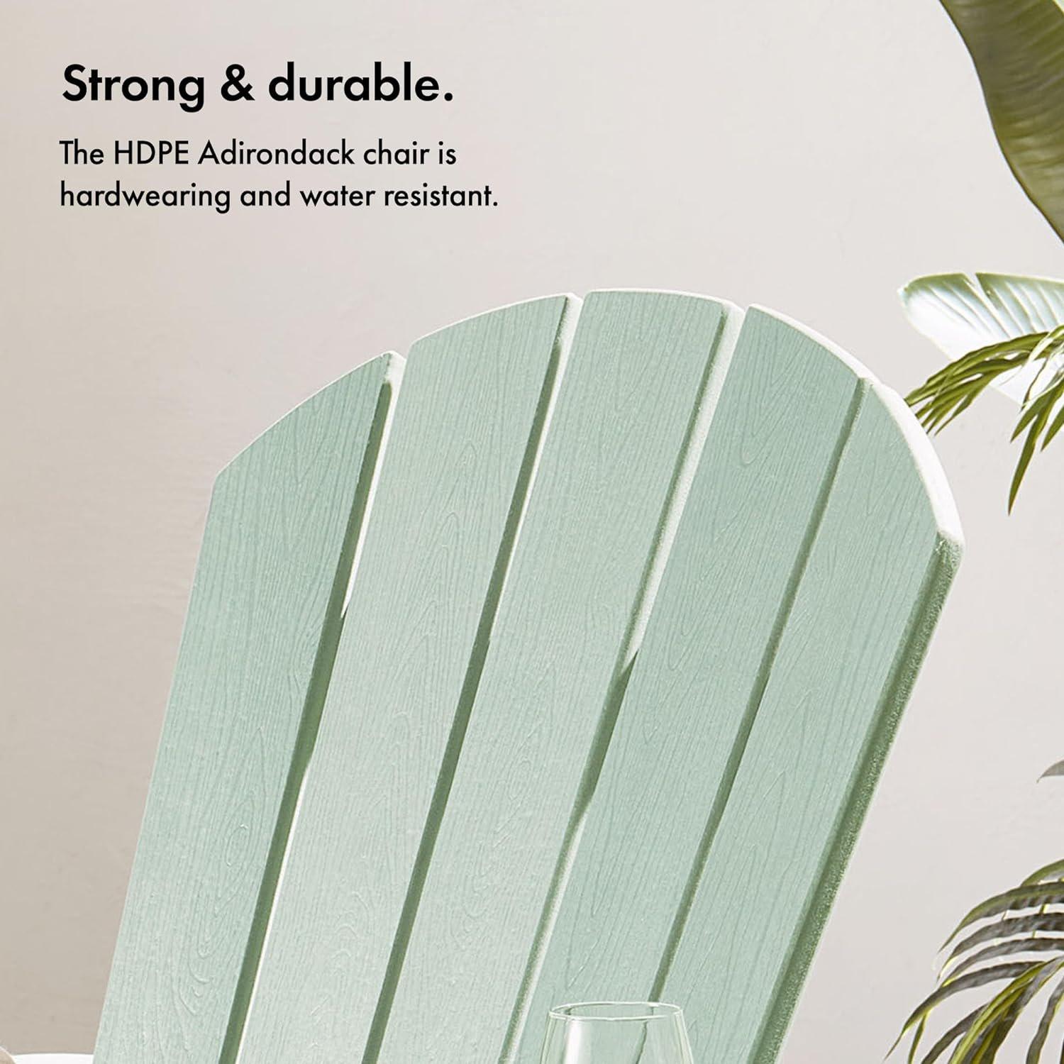 Green - VonHaus - VonHaus - Grey Adirondack Chair - 6