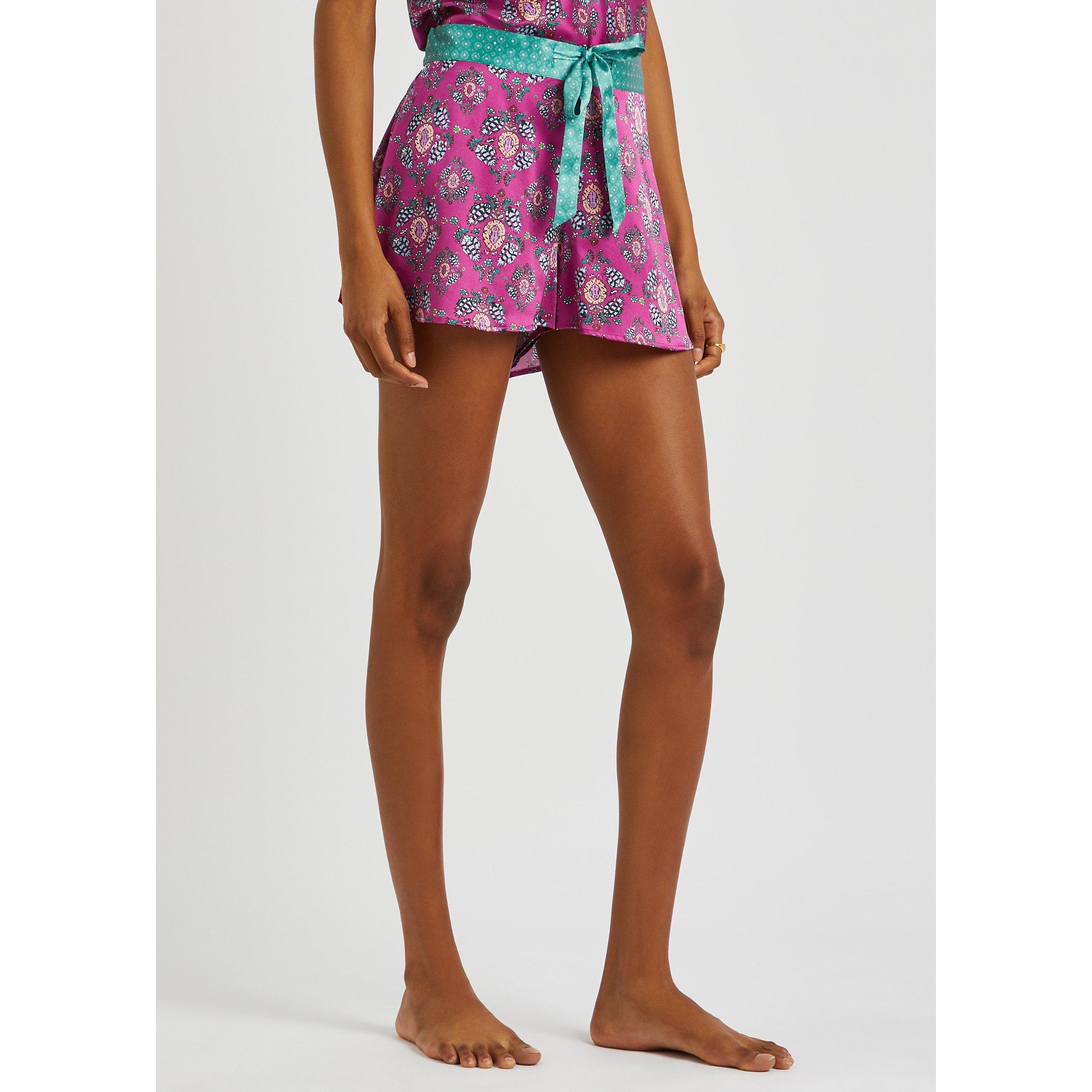 PINK AND OTHER - Jessica Russell Flint - PJB PERSIA MIX PRINT PJ SHORTS - 2