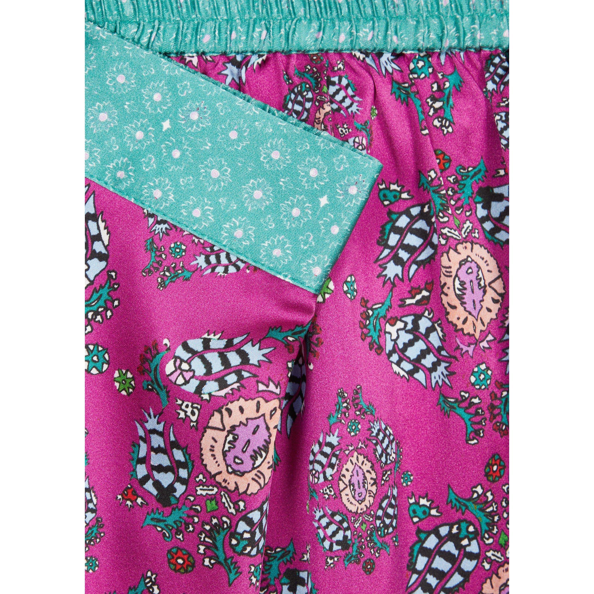 PINK AND OTHER - Jessica Russell Flint - PJB PERSIA MIX PRINT PJ SHORTS - 4