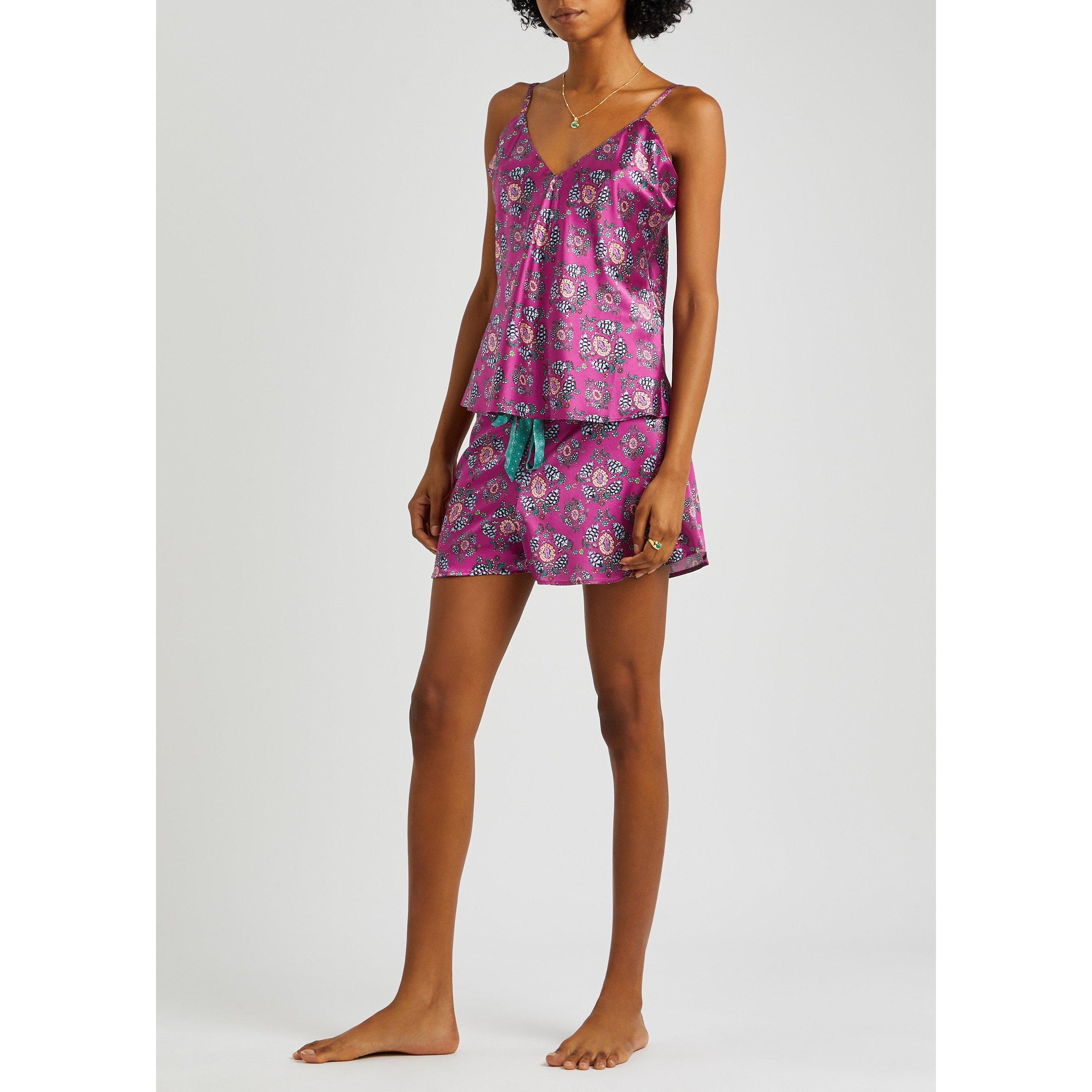 PINK AND OTHER - Jessica Russell Flint - PJB PERSIA MIX PRINT PJ SHORTS - 5