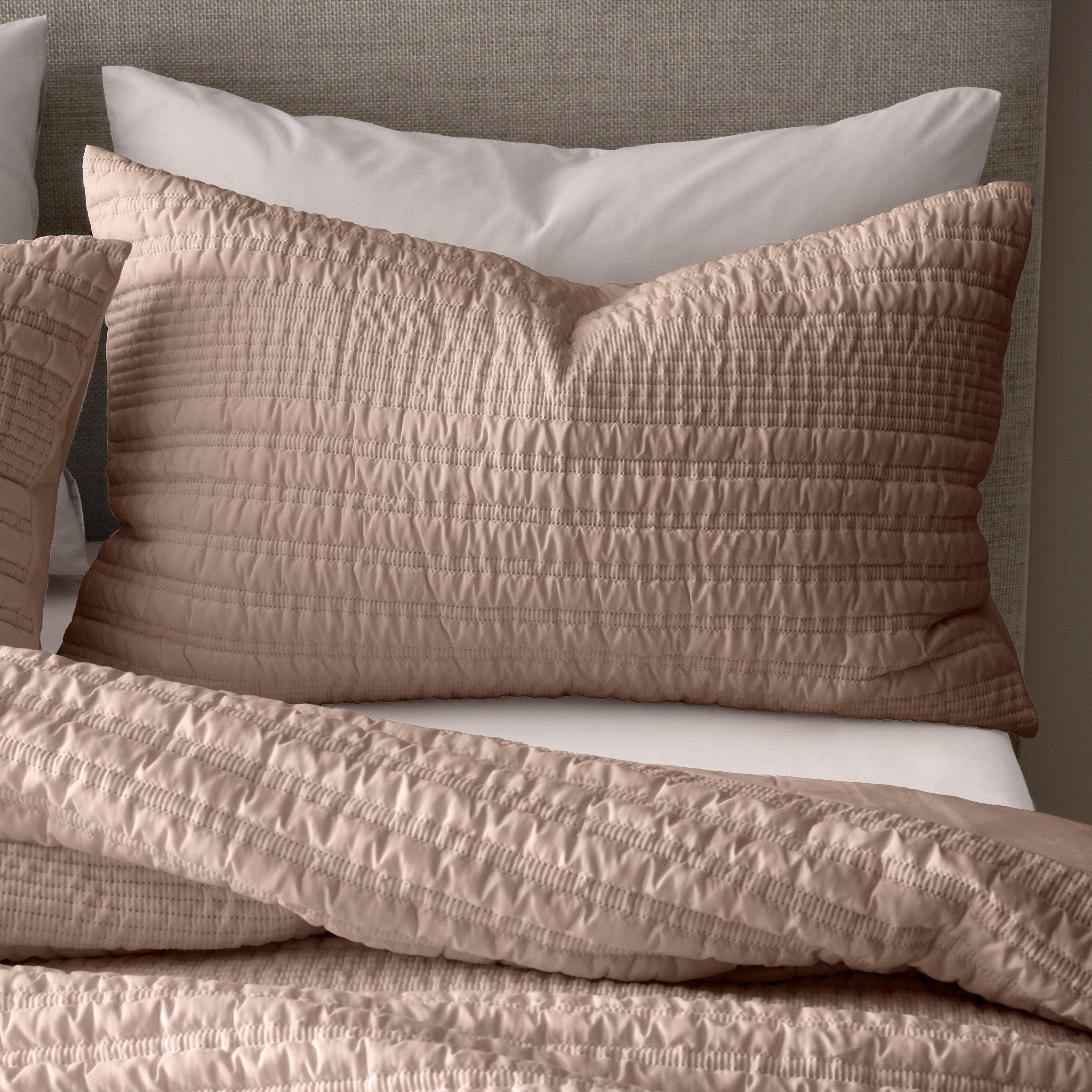 Clay - Catherine Lansfield - Lennon Stripe Duvet Cover Set - 2