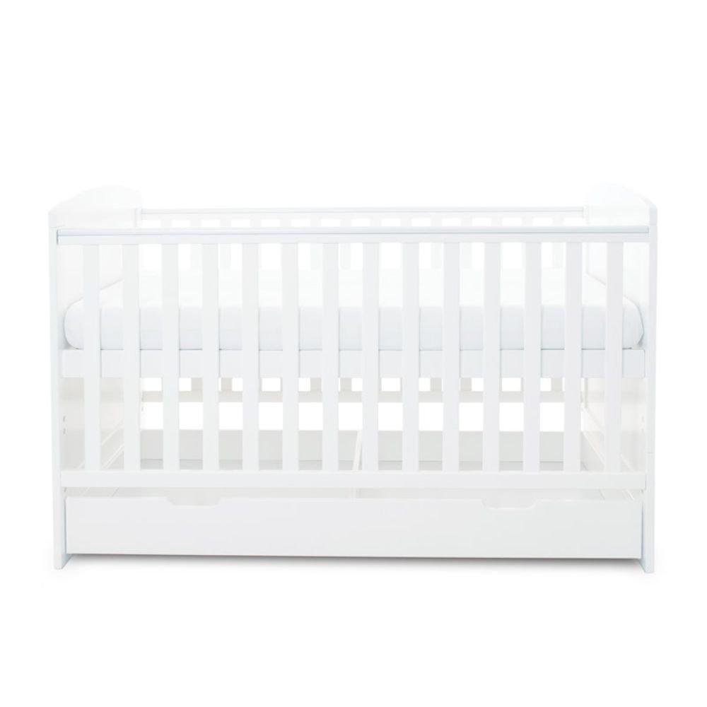 White - Ickle Bubba - Coleby Classic Cot Bed & Under Drawer - 4