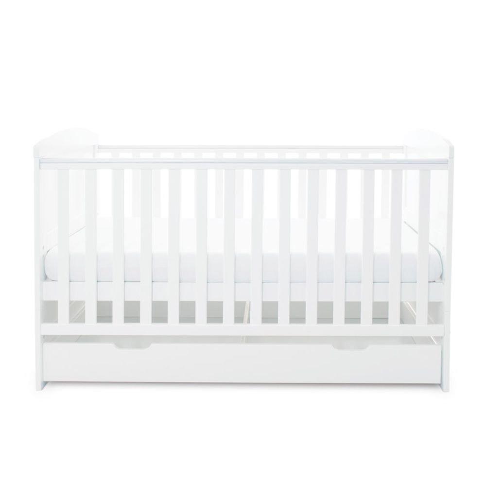 White - Ickle Bubba - Coleby Classic Cot Bed & Under Drawer - 5