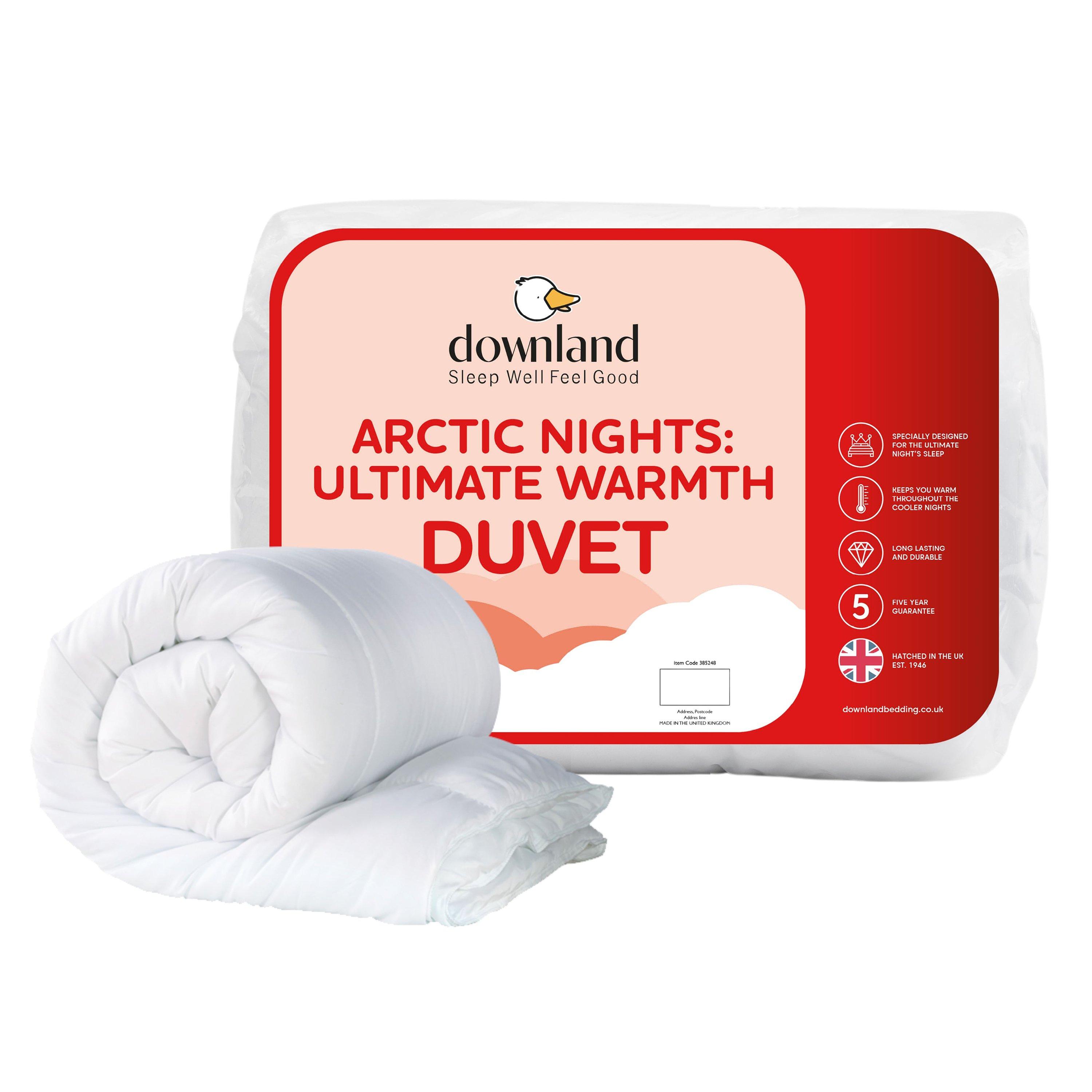 White - Downland - Arctic Nights 18 Tog Duvet - 1