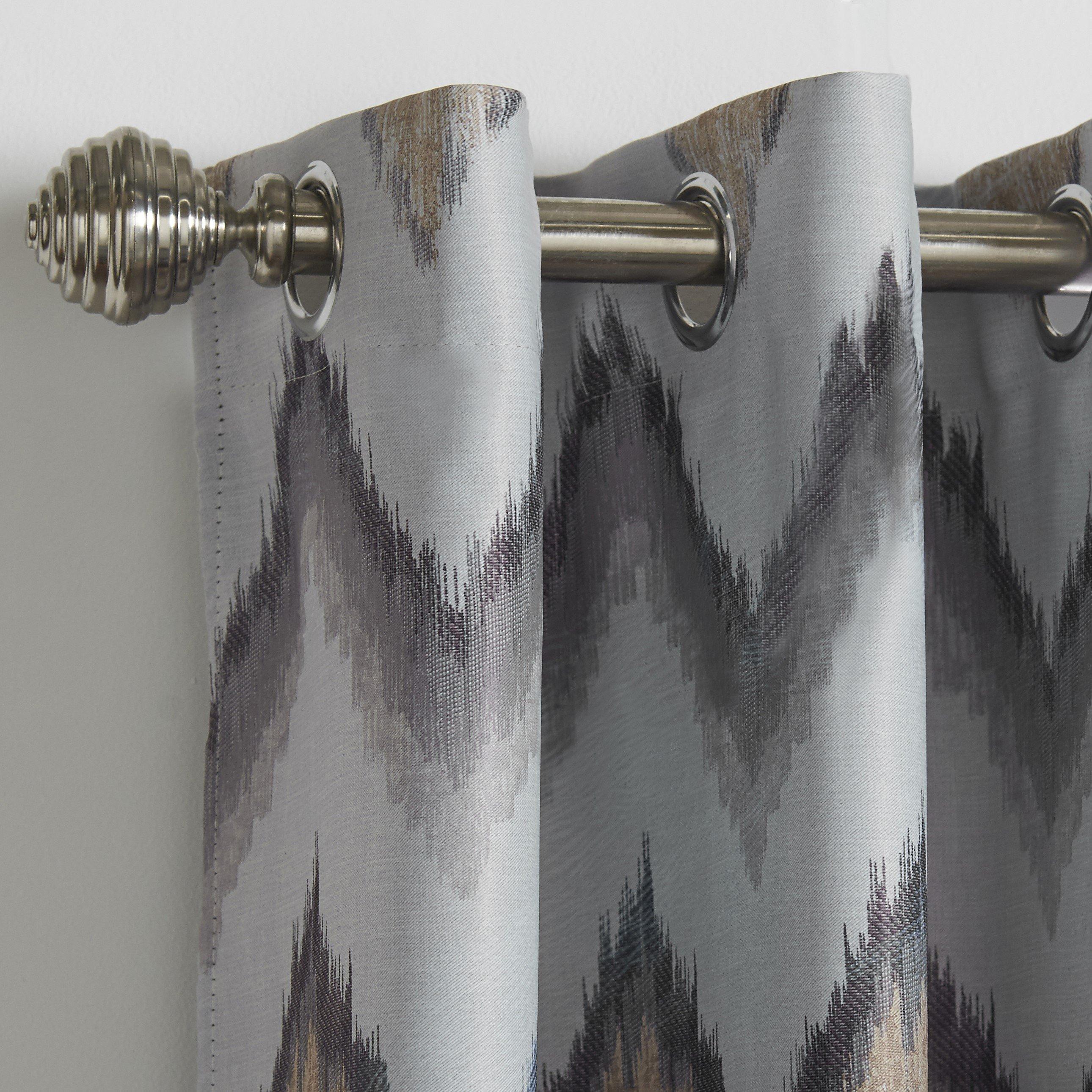 Ochre - Alan Symonds - Oslo Room Darkening Ring top curtains - Pair - 2