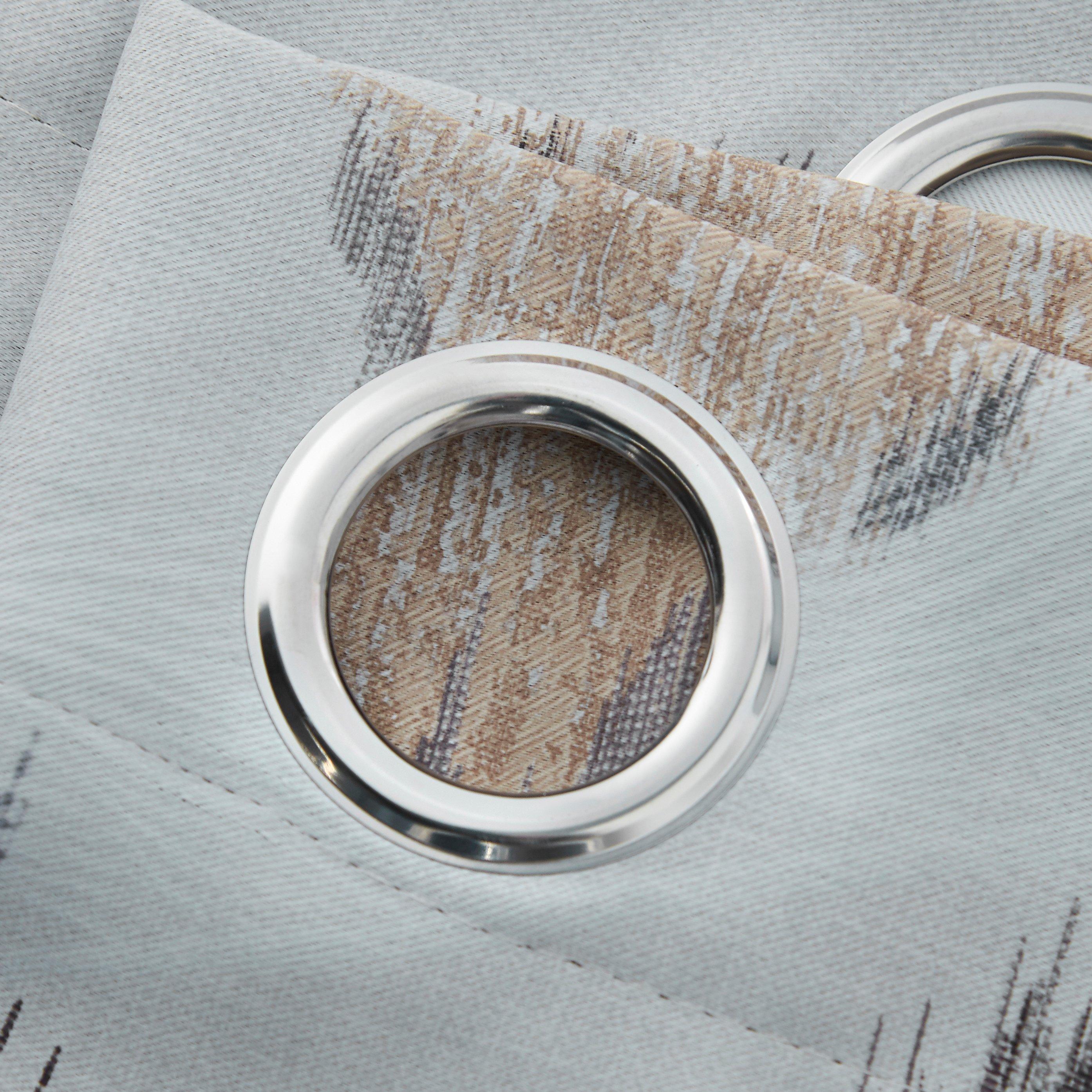 Ochre - Alan Symonds - Oslo Room Darkening Ring top curtains - Pair - 3