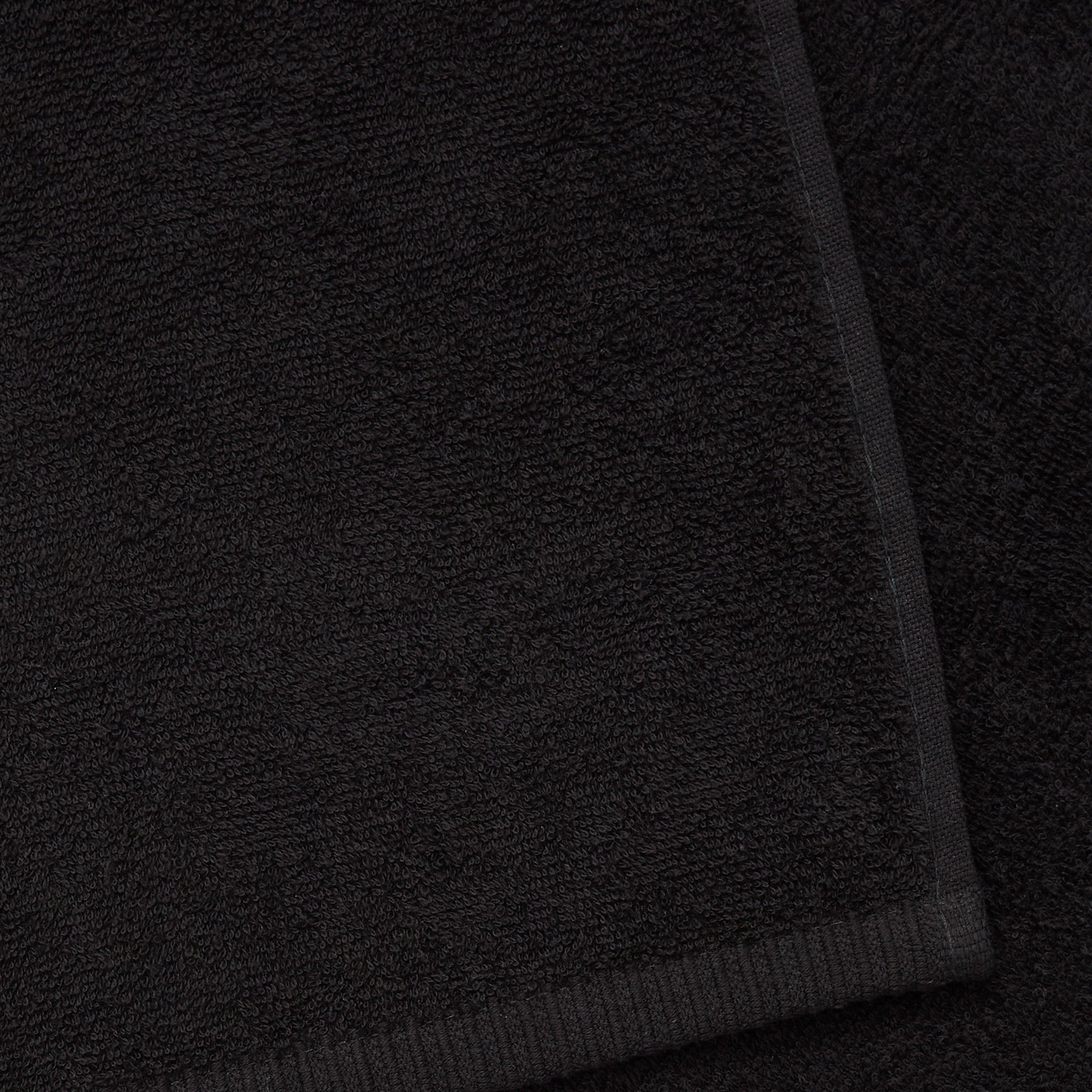 Black - Catherine Lansfield - Quick Dry Cotton 8 Piece Towel Set - 2