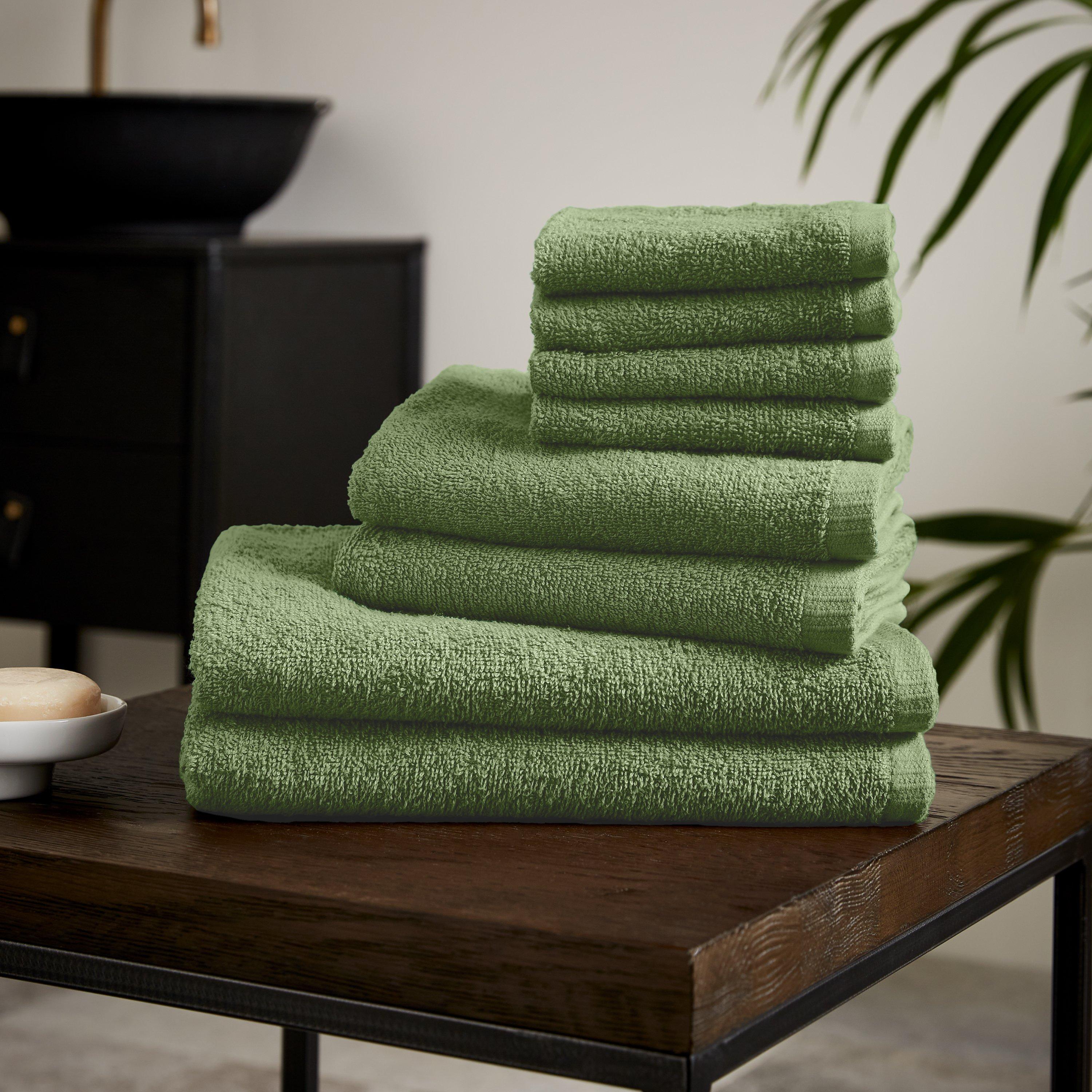 Catherine Lansfield Quick Dry Cotton 8 Piece Towel Set