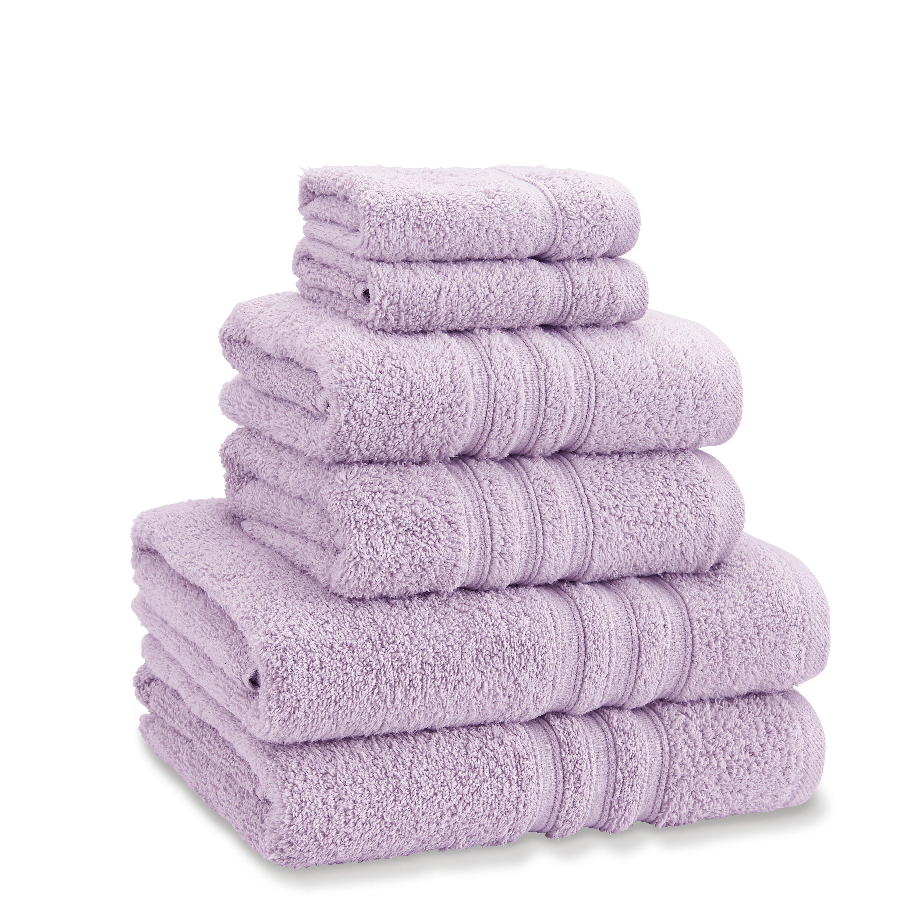 Catherine Lansfield Zero Twist Cotton 6 Piece Towel Bale Set