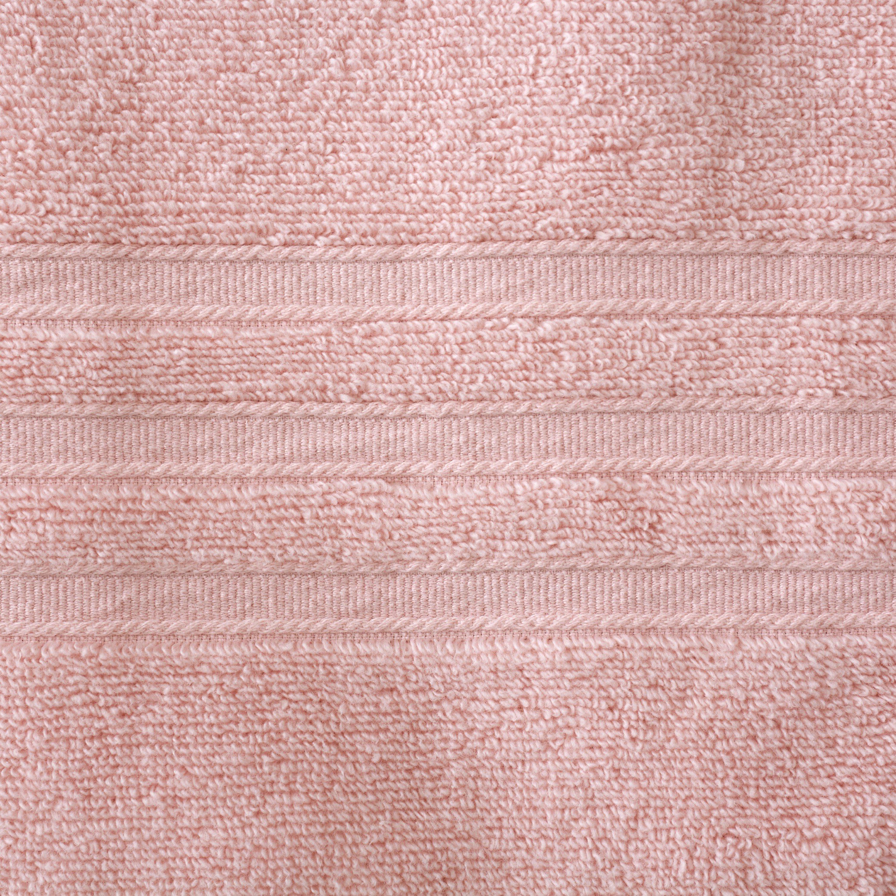Pink - Catherine Lansfield - Zero Twist Cotton 6 Piece Towel Bale Set - 3
