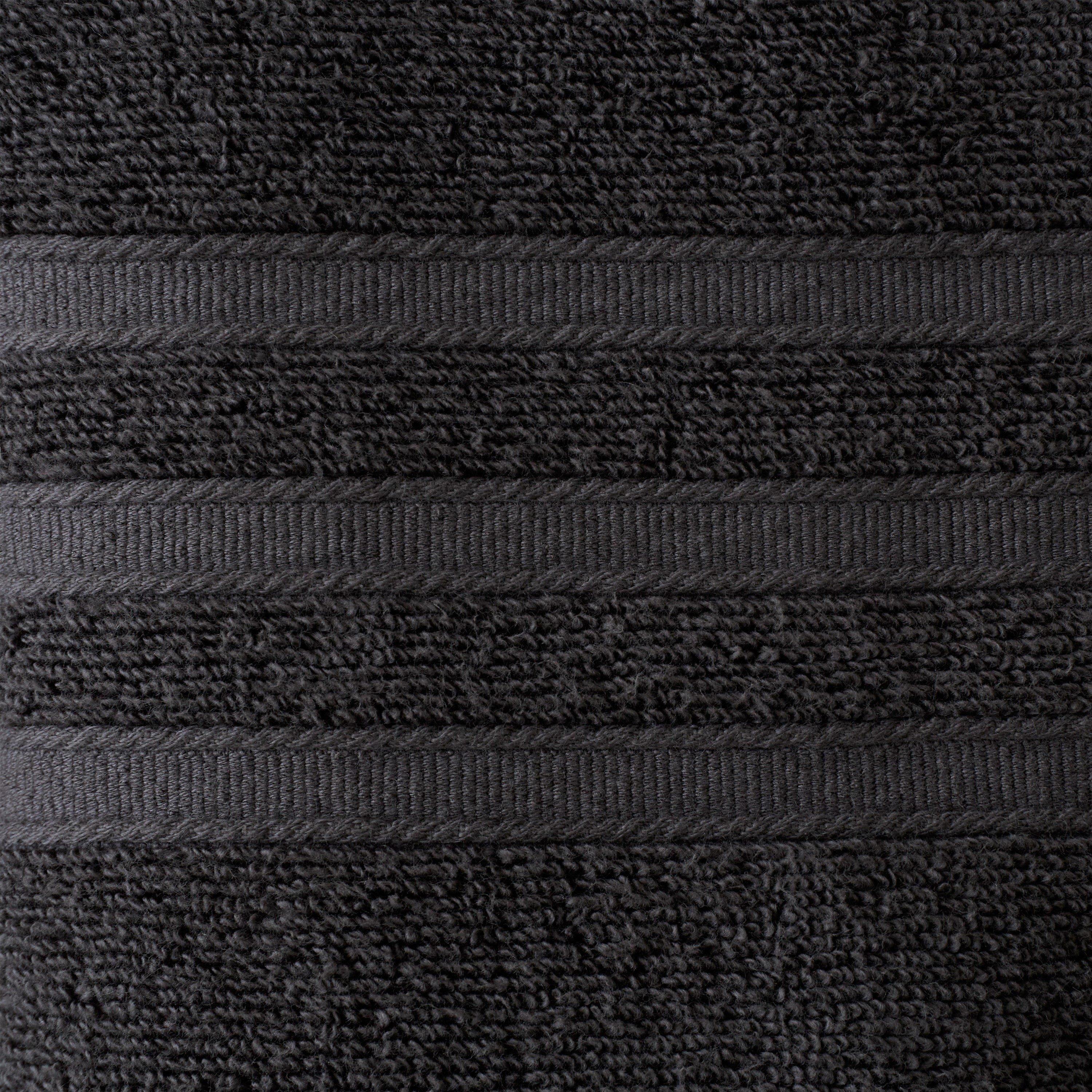 Charcoal Grey - Catherine Lansfield - Zero Twist Cotton 6 Piece Towel Bale Set - 3